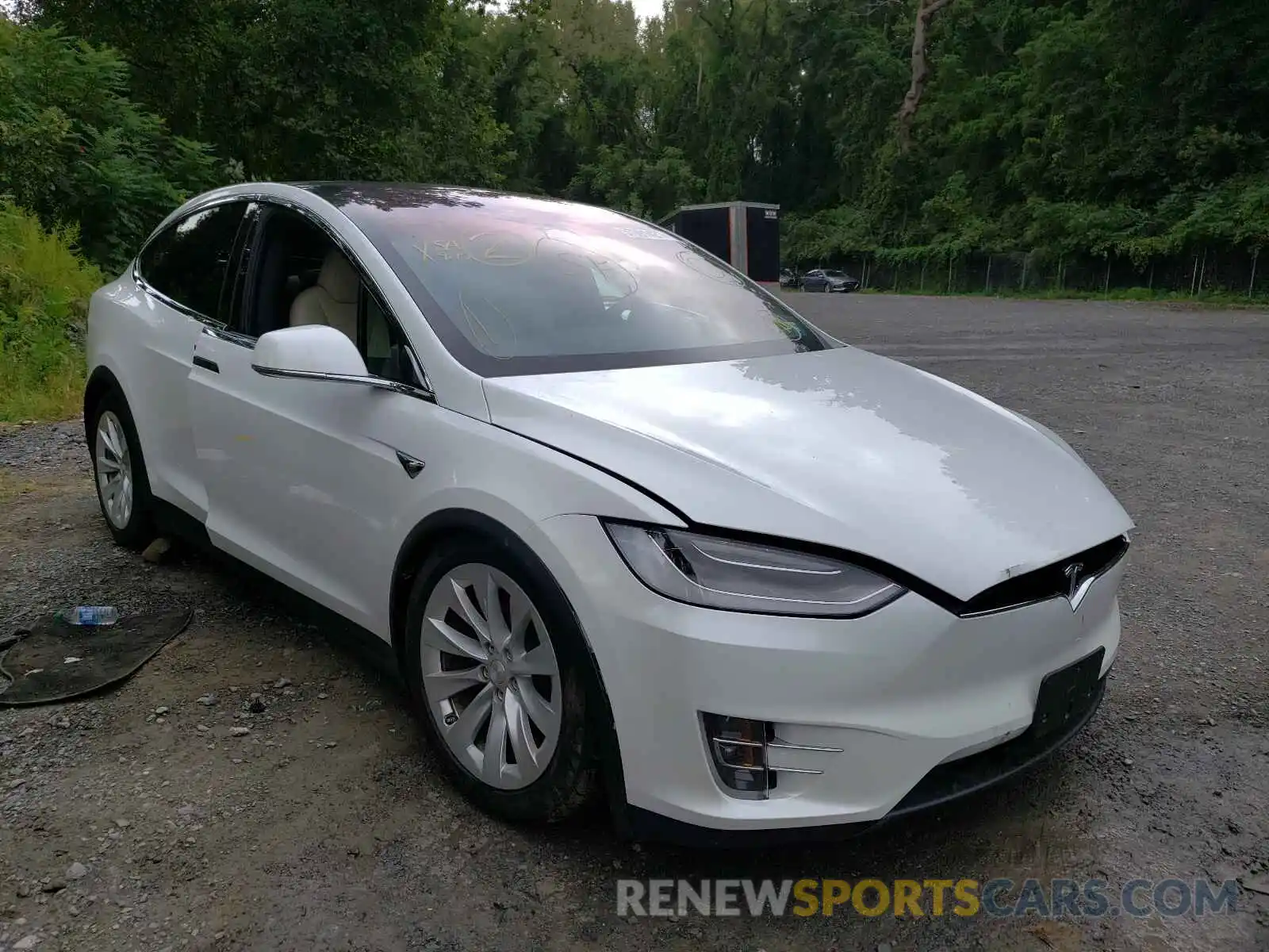 1 Photograph of a damaged car 5YJXCBE21MF319703 TESLA MODEL X 2021