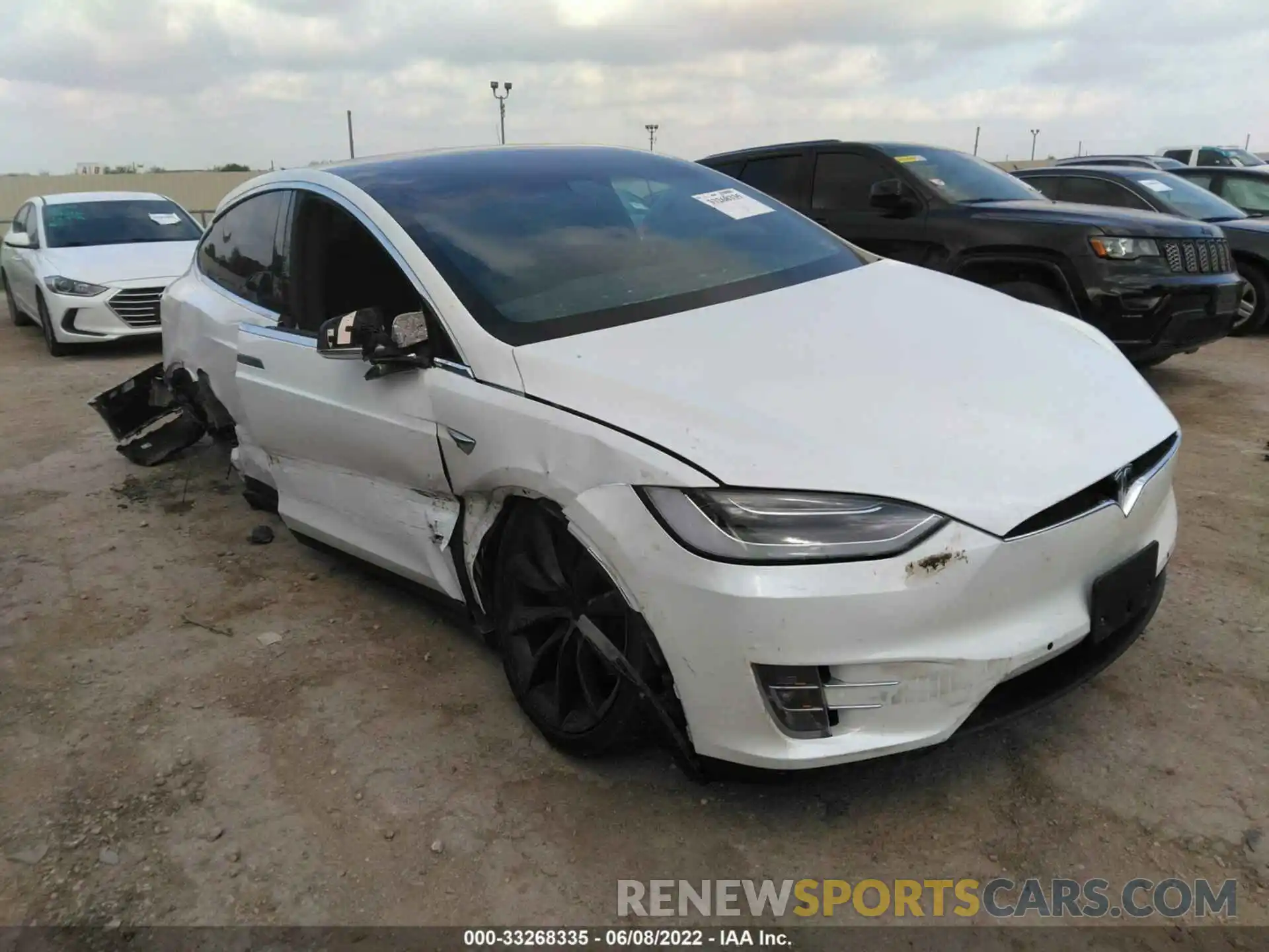 1 Фотография поврежденного автомобиля 5YJXCBE21MF325050 TESLA MODEL X 2021