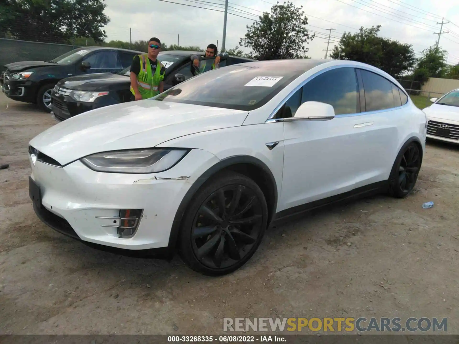 2 Фотография поврежденного автомобиля 5YJXCBE21MF325050 TESLA MODEL X 2021