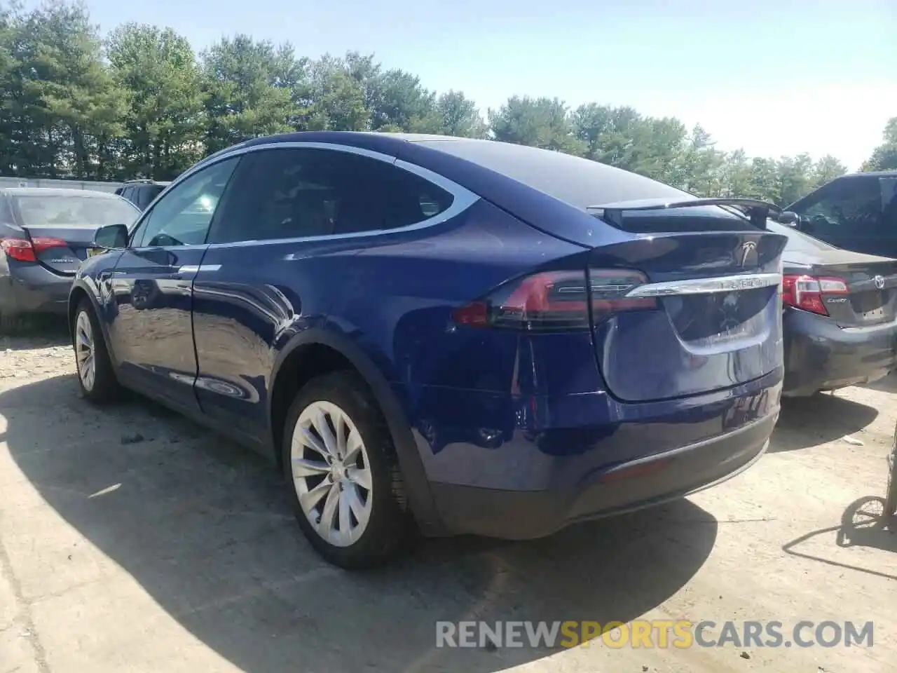 3 Photograph of a damaged car 5YJXCBE22MF311318 TESLA MODEL X 2021