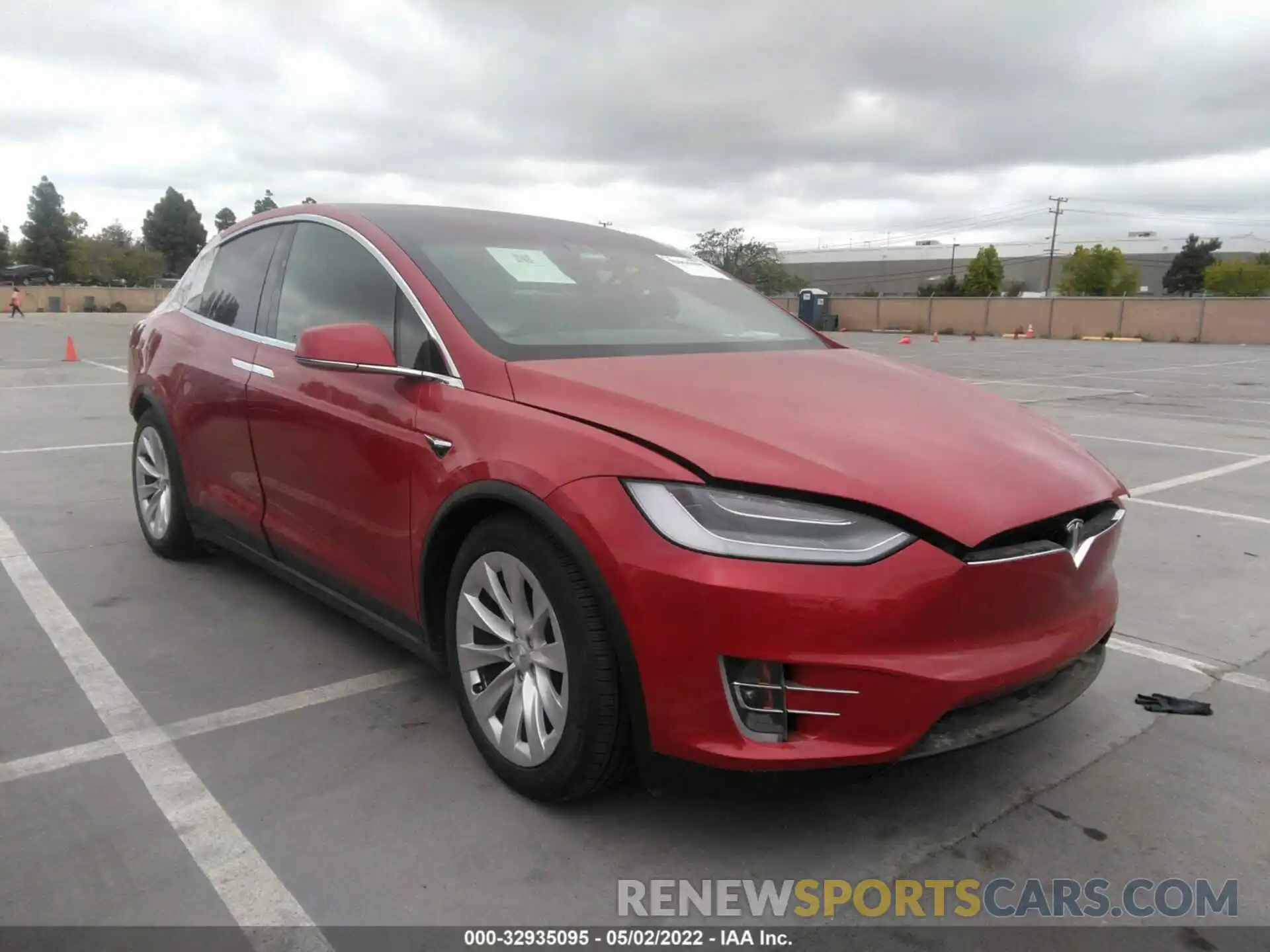 1 Фотография поврежденного автомобиля 5YJXCBE23MF316074 TESLA MODEL X 2021