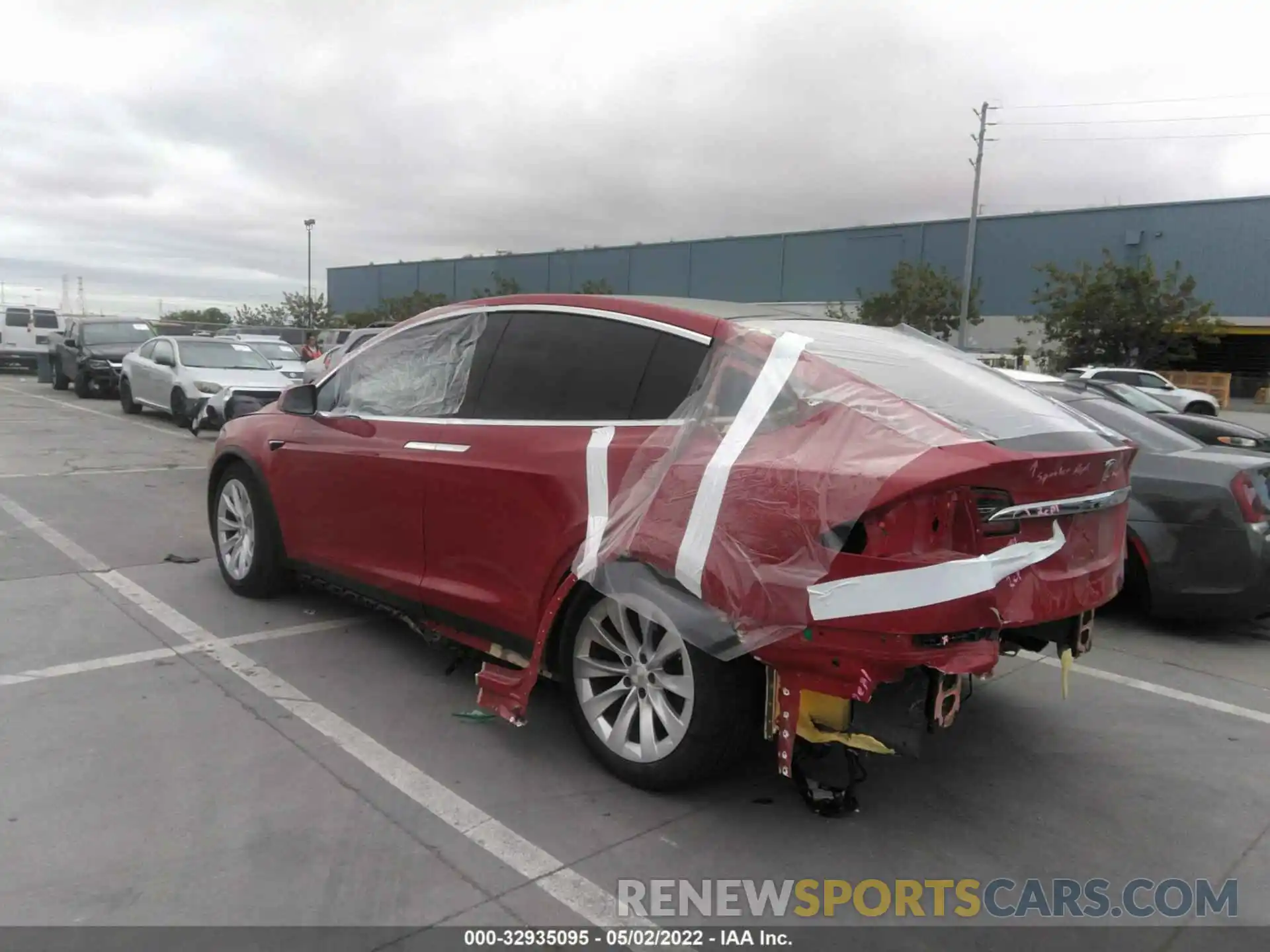 3 Photograph of a damaged car 5YJXCBE23MF316074 TESLA MODEL X 2021