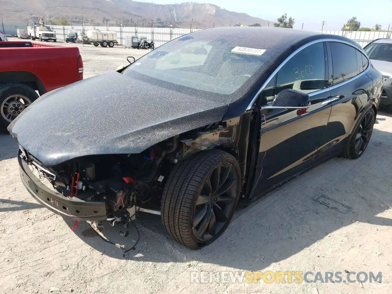 2 Фотография поврежденного автомобиля 5YJXCBE23MF325230 TESLA MODEL X 2021