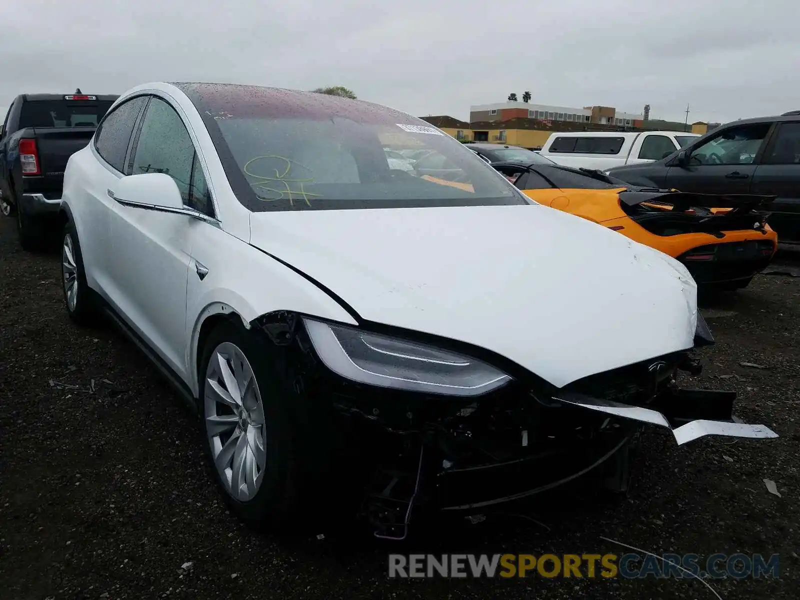 1 Photograph of a damaged car 5YJXCBE25MF319350 TESLA MODEL X 2021