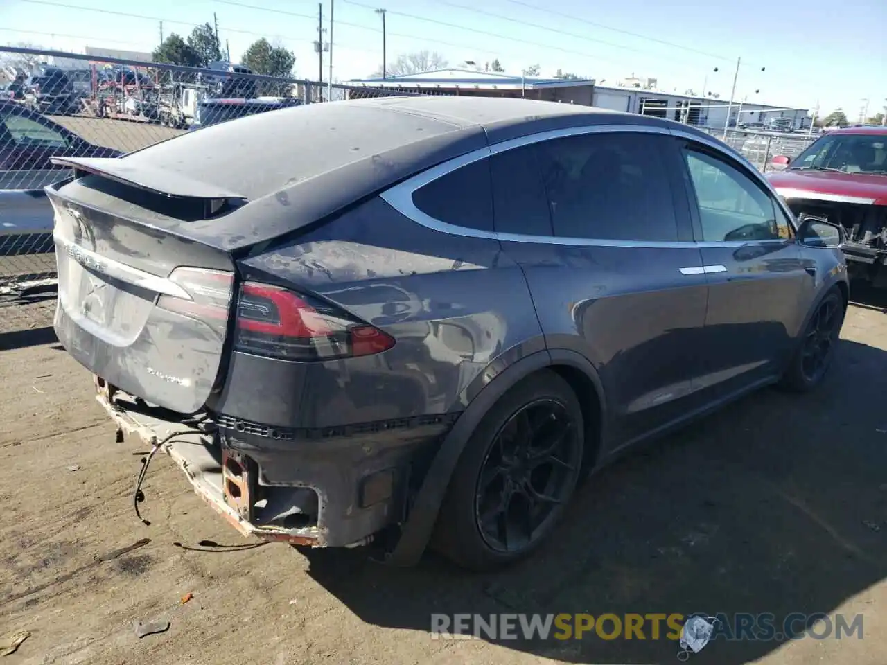 3 Photograph of a damaged car 5YJXCBE25MF323527 TESLA MODEL X 2021