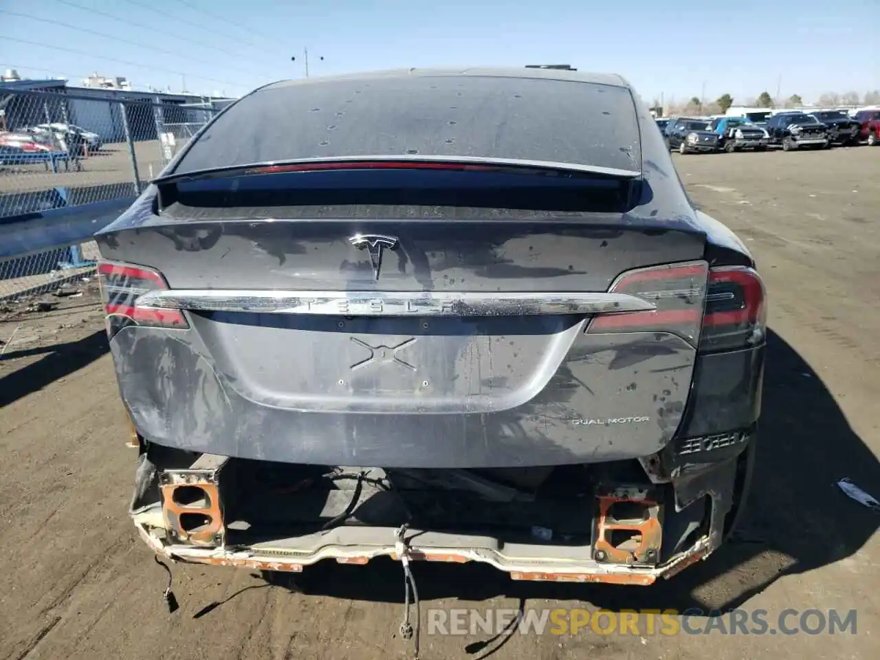 6 Фотография поврежденного автомобиля 5YJXCBE25MF323527 TESLA MODEL X 2021