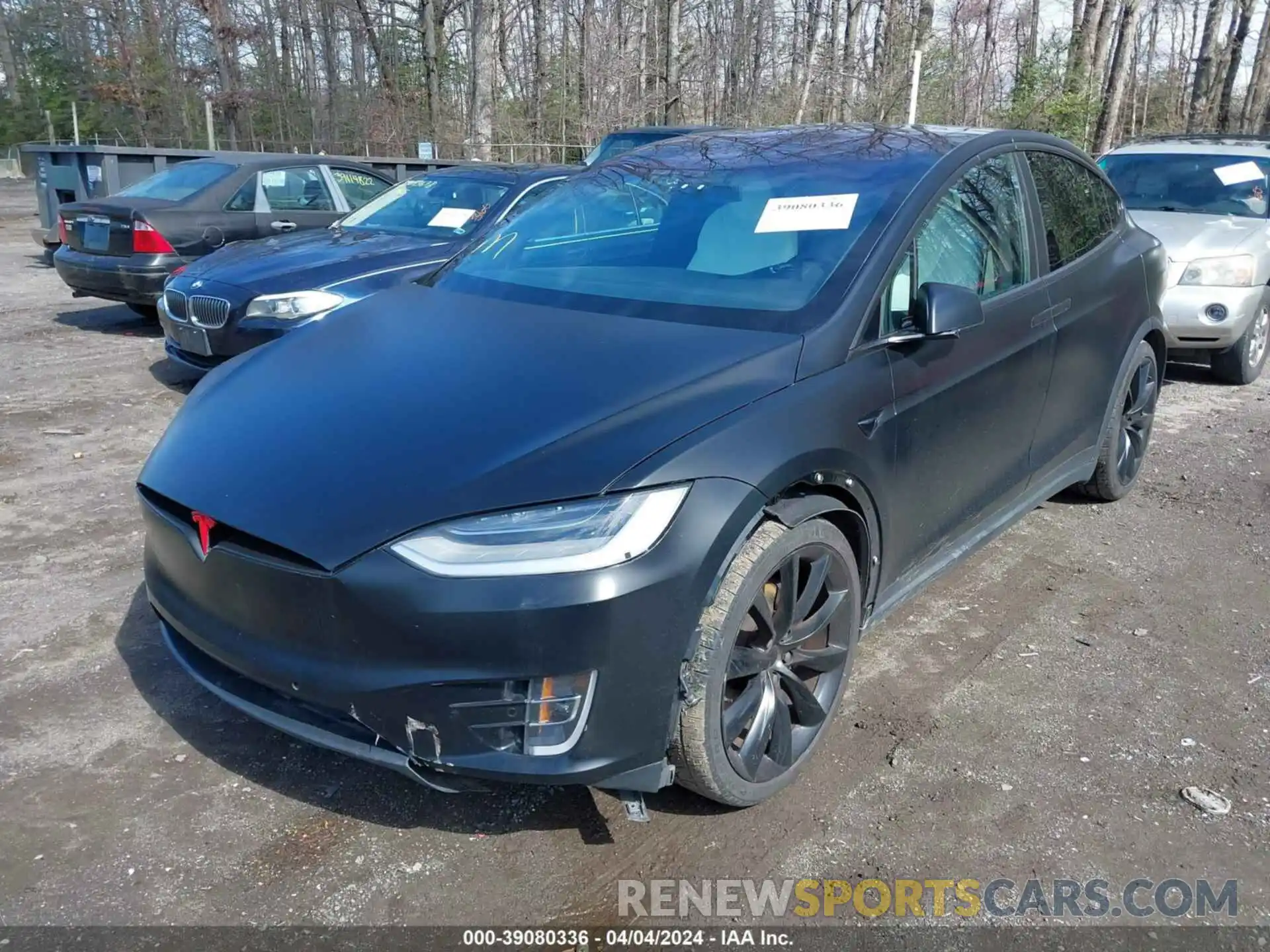 2 Photograph of a damaged car 5YJXCBE27MF319625 TESLA MODEL X 2021