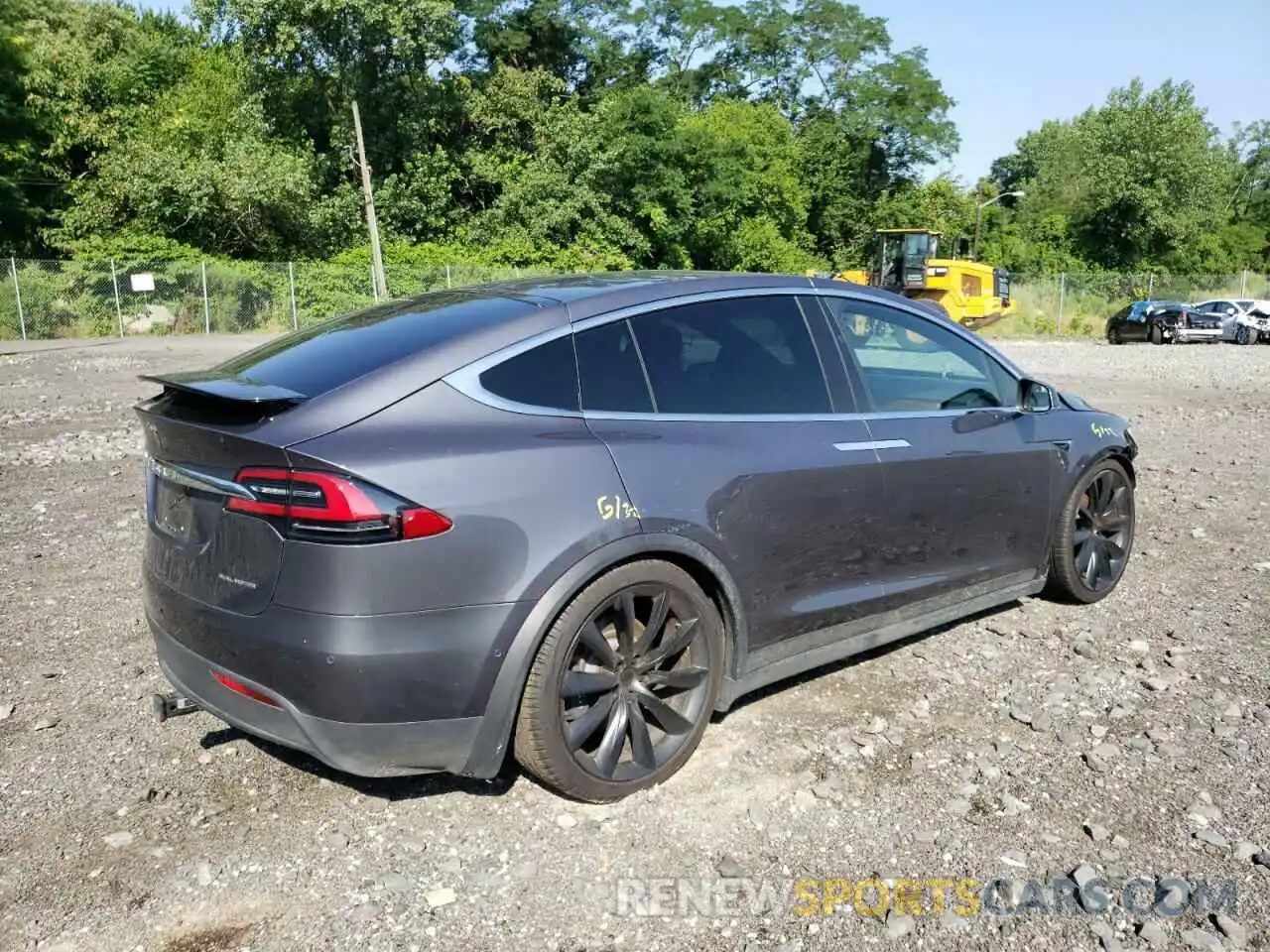 4 Фотография поврежденного автомобиля 5YJXCBE28MF324347 TESLA MODEL X 2021