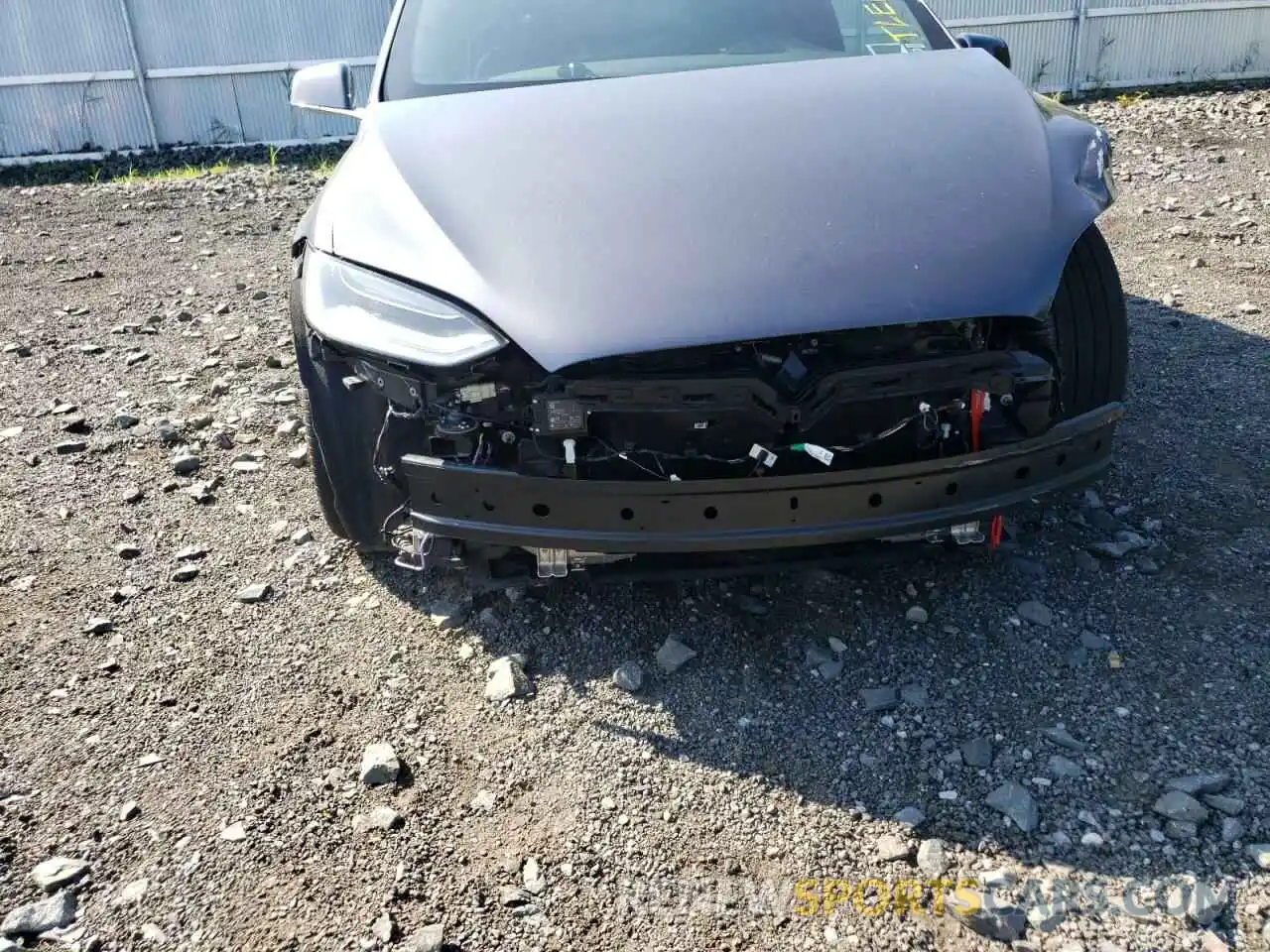 9 Photograph of a damaged car 5YJXCBE28MF324347 TESLA MODEL X 2021