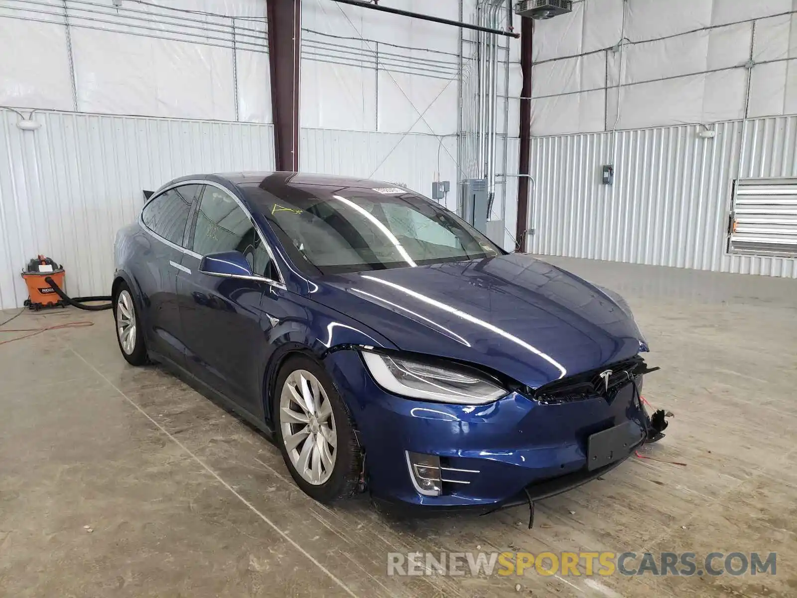 1 Photograph of a damaged car 5YJXCBE29MF320419 TESLA MODEL X 2021