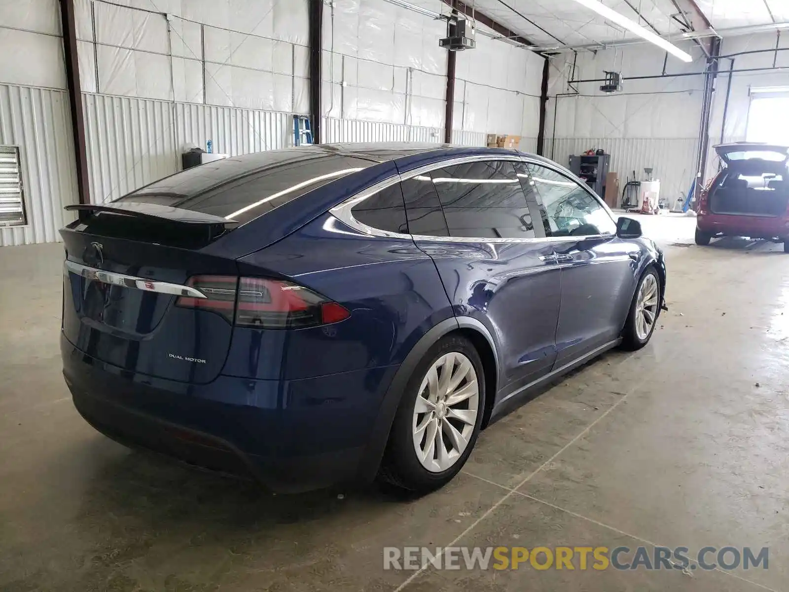 4 Photograph of a damaged car 5YJXCBE29MF320419 TESLA MODEL X 2021