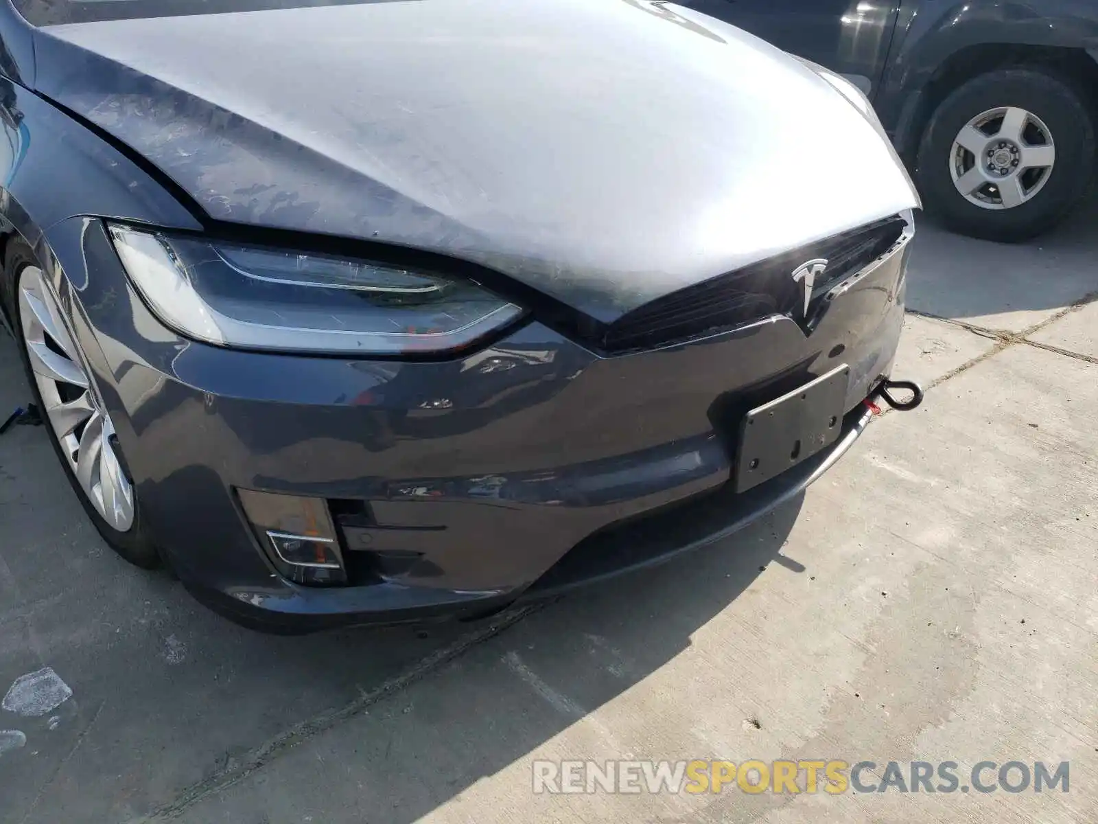 9 Photograph of a damaged car 5YJXCBE2XMF323605 TESLA MODEL X 2021