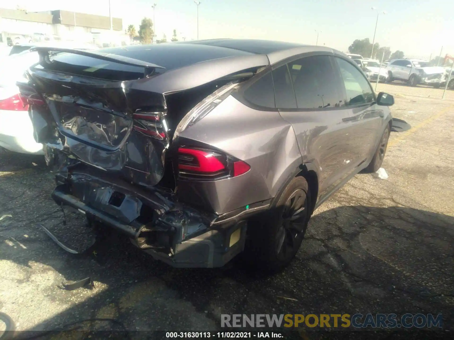 4 Photograph of a damaged car 5YJXCBE43MF321759 TESLA MODEL X 2021