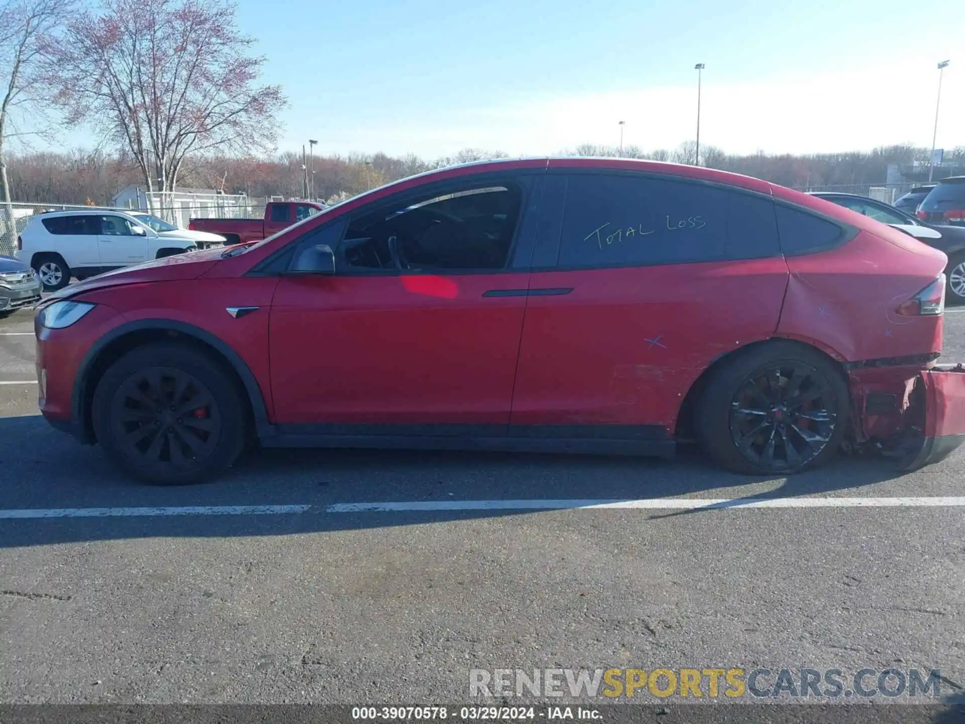 14 Photograph of a damaged car 5YJXCBE46MF310013 TESLA MODEL X 2021