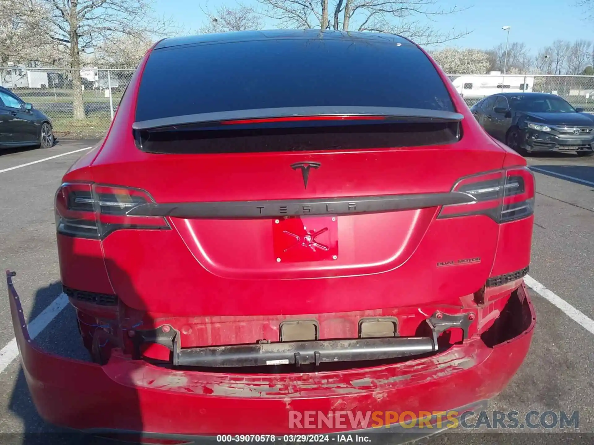 16 Photograph of a damaged car 5YJXCBE46MF310013 TESLA MODEL X 2021