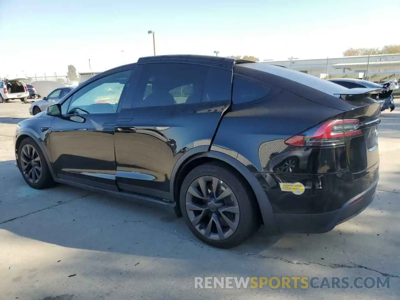 2 Photograph of a damaged car 5YJXCBE59MF326893 TESLA MODEL X 2021