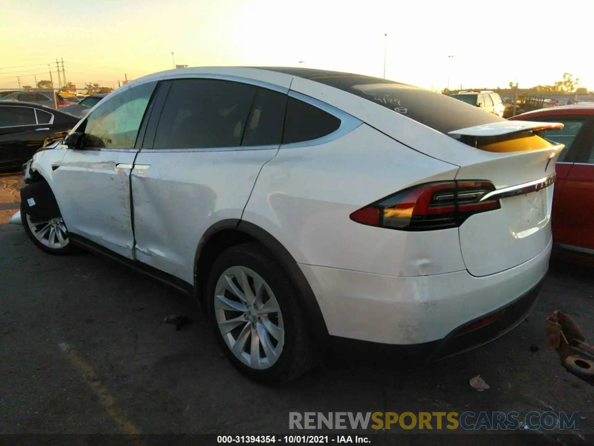 3 Photograph of a damaged car 5YJXCDE20MF323544 TESLA MODEL X 2021