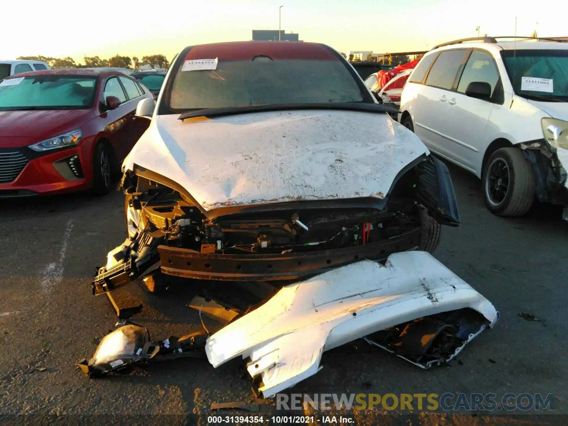 6 Photograph of a damaged car 5YJXCDE20MF323544 TESLA MODEL X 2021