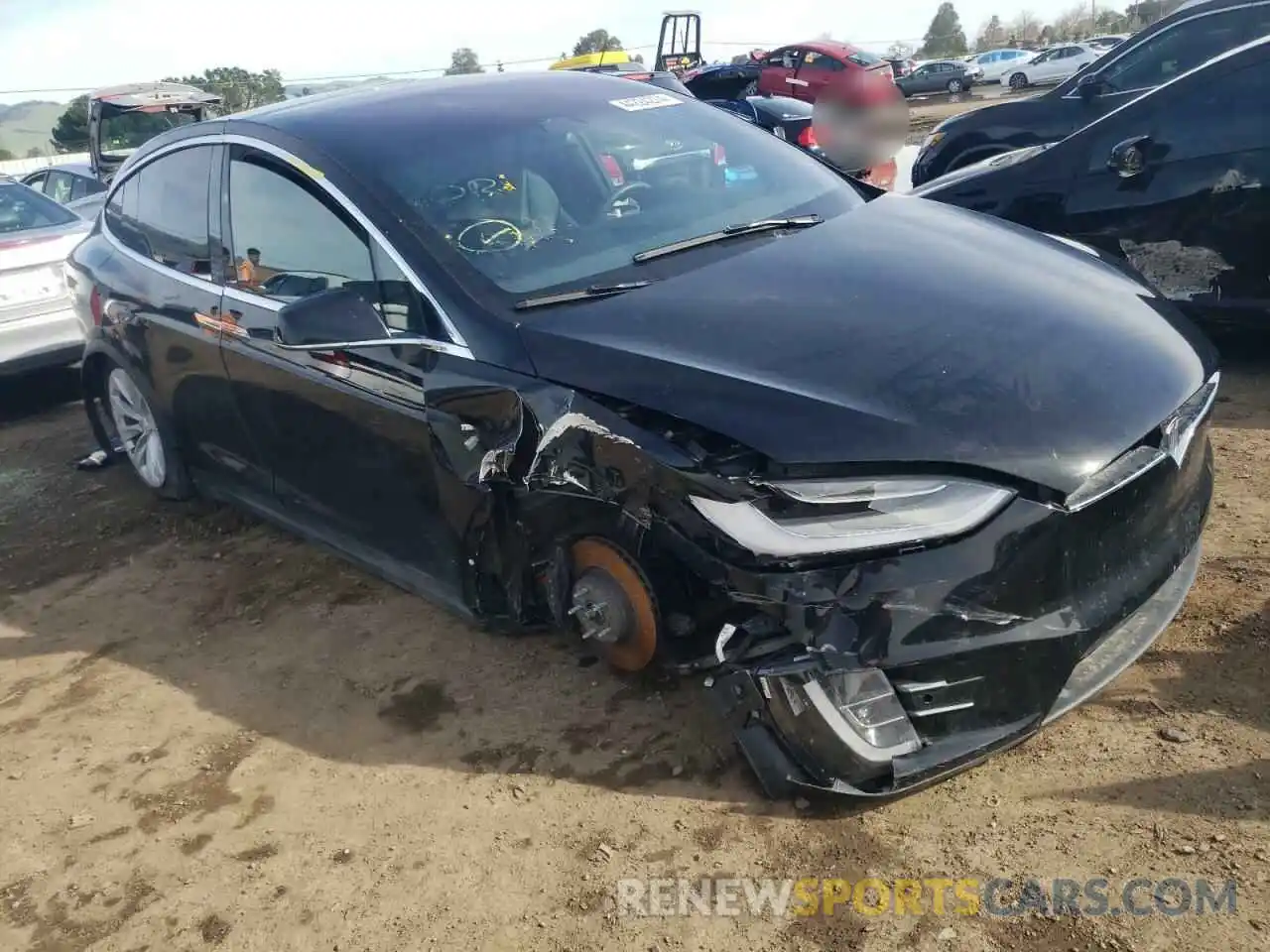 4 Photograph of a damaged car 5YJXCDE20MF324869 TESLA MODEL X 2021