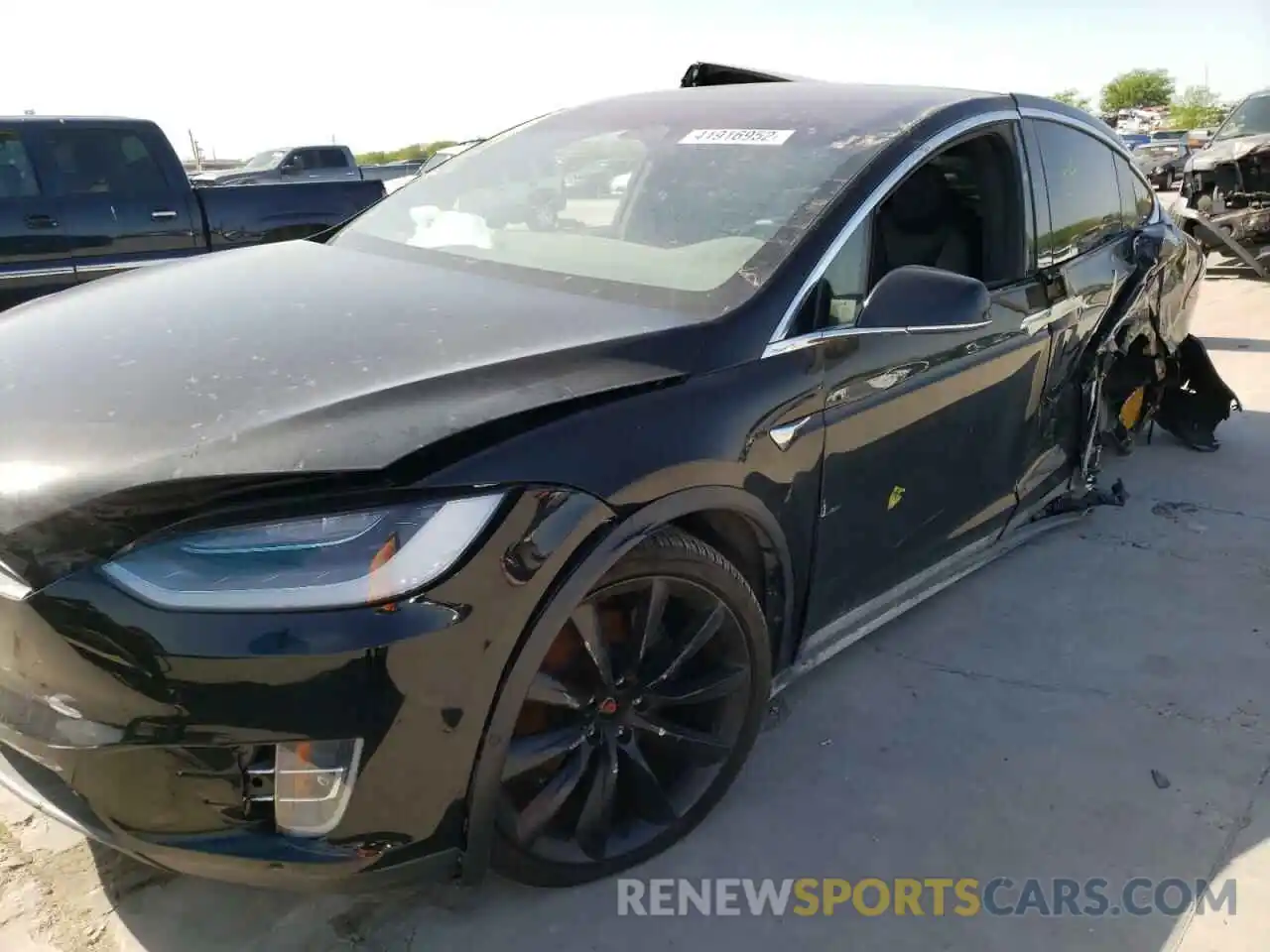 10 Photograph of a damaged car 5YJXCDE21MF325285 TESLA MODEL X 2021