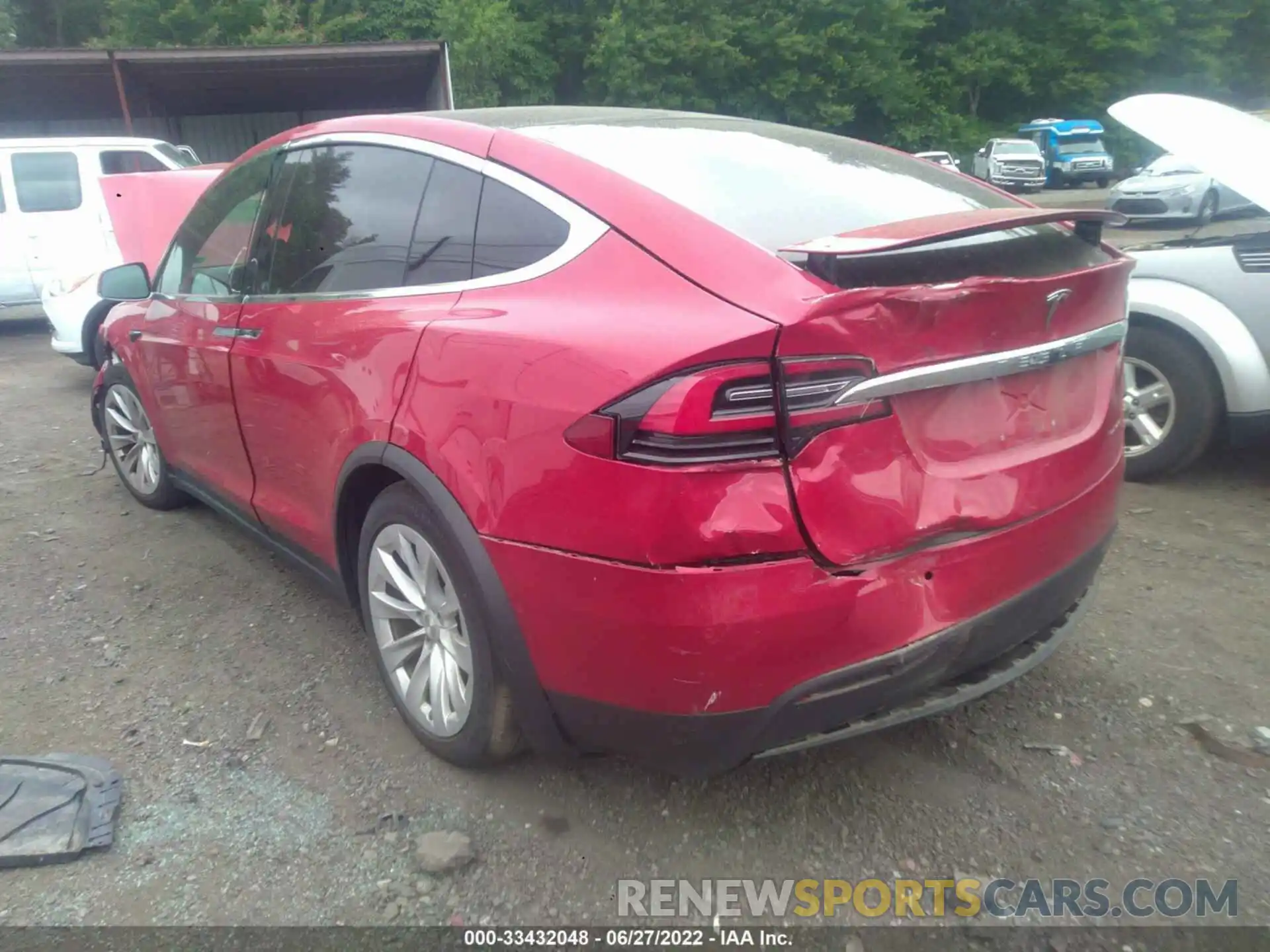 3 Photograph of a damaged car 5YJXCDE22MF319348 TESLA MODEL X 2021