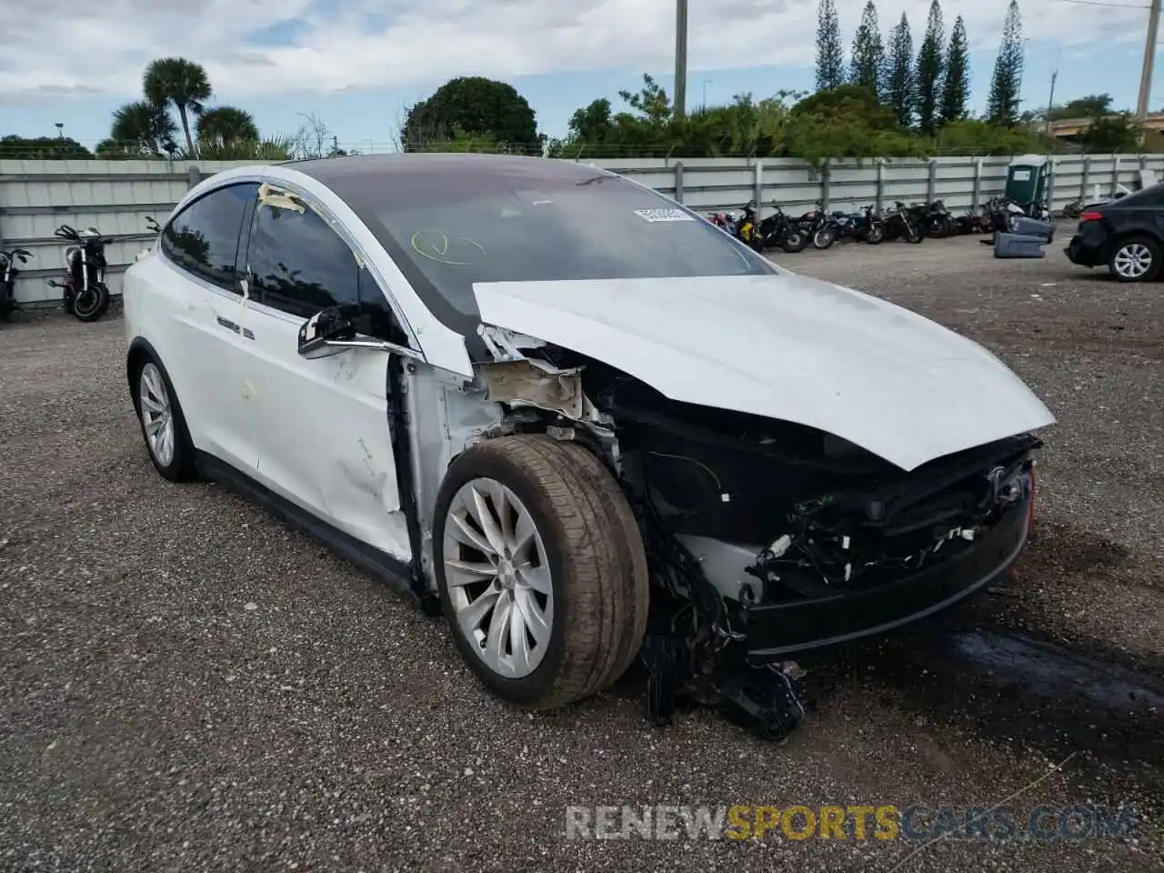 1 Photograph of a damaged car 5YJXCDE25MF320638 TESLA MODEL X 2021