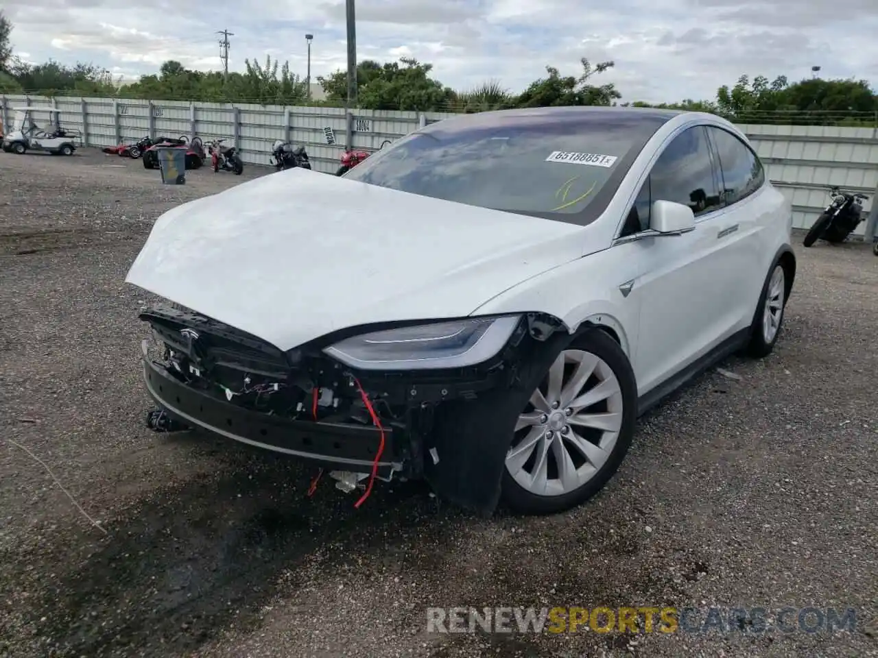 2 Photograph of a damaged car 5YJXCDE25MF320638 TESLA MODEL X 2021