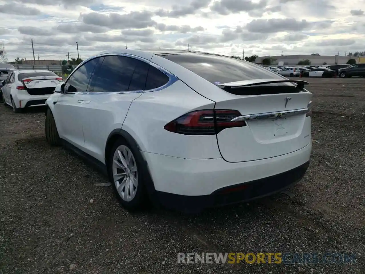 3 Фотография поврежденного автомобиля 5YJXCDE25MF320638 TESLA MODEL X 2021