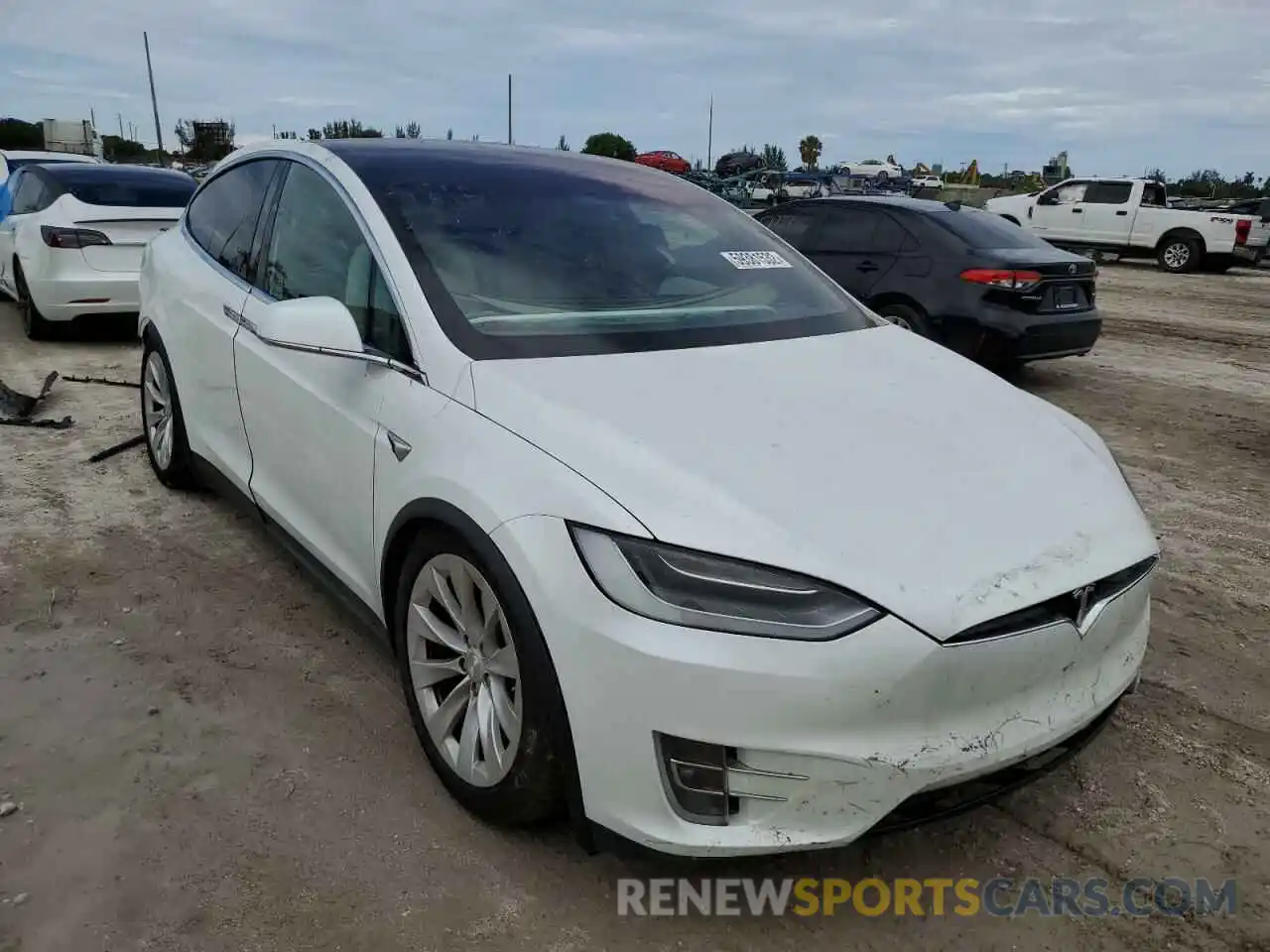 1 Photograph of a damaged car 5YJXCDE28MF311657 TESLA MODEL X 2021