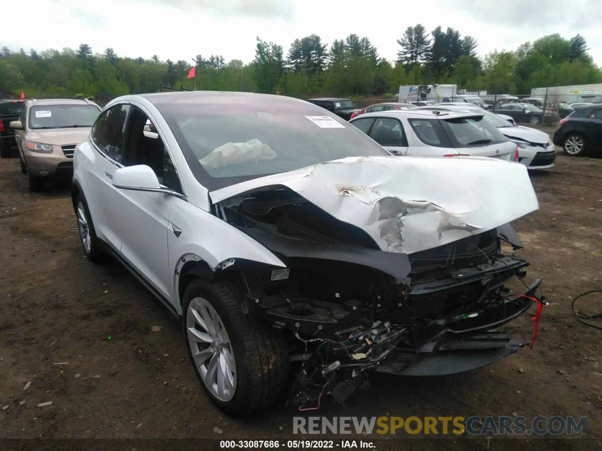 1 Photograph of a damaged car 5YJXCDE28MF321699 TESLA MODEL X 2021