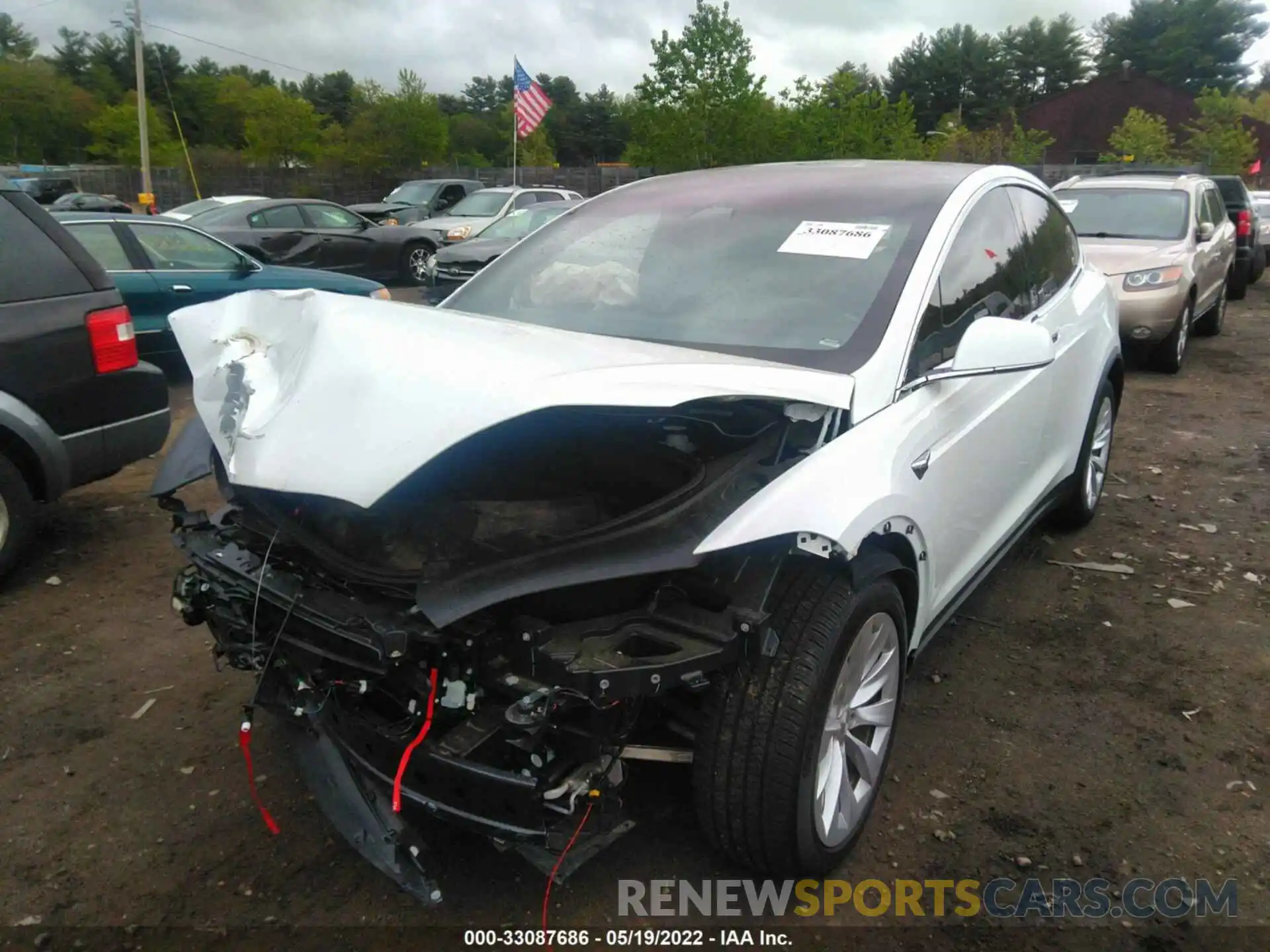 2 Photograph of a damaged car 5YJXCDE28MF321699 TESLA MODEL X 2021