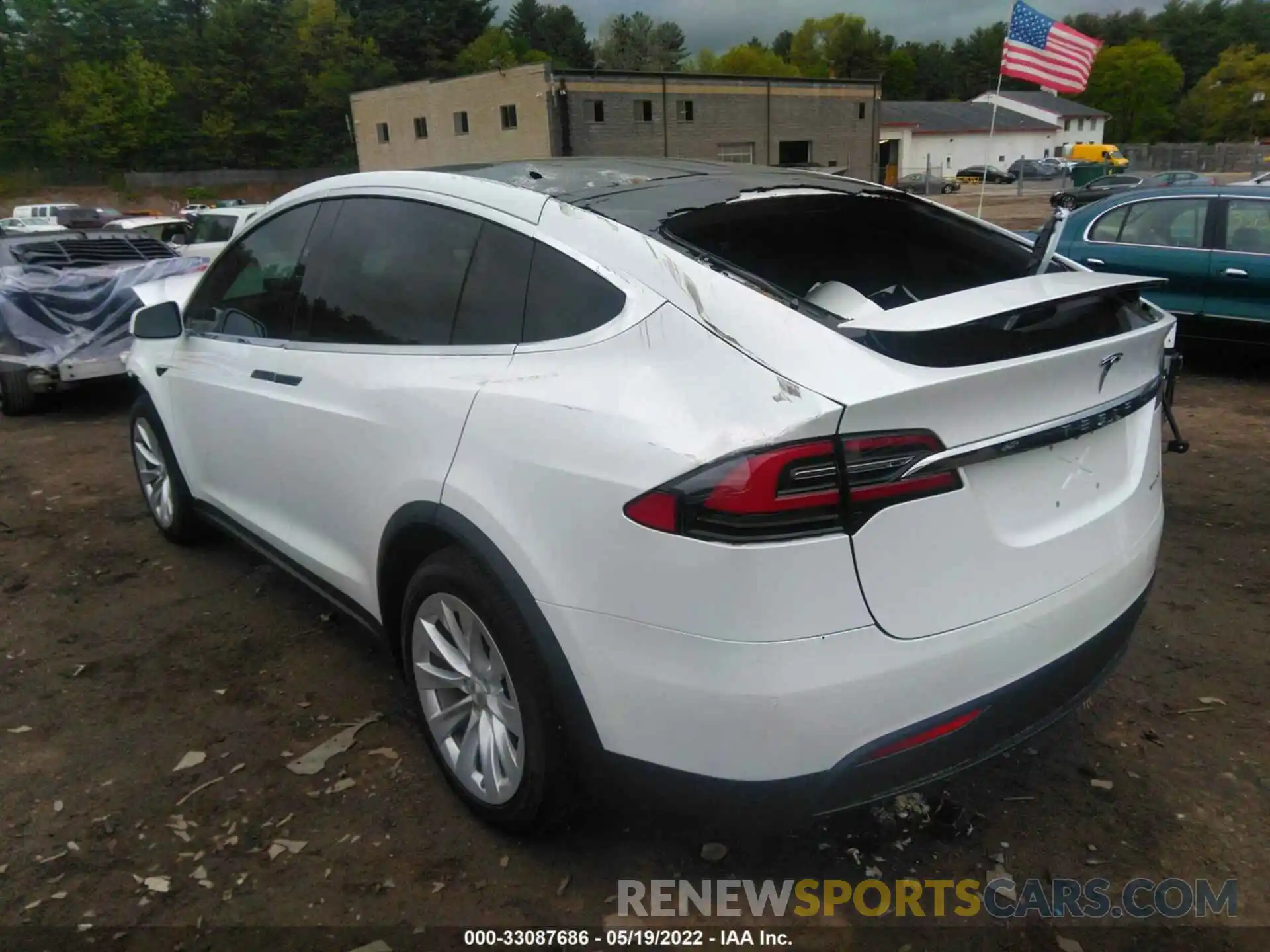 3 Photograph of a damaged car 5YJXCDE28MF321699 TESLA MODEL X 2021