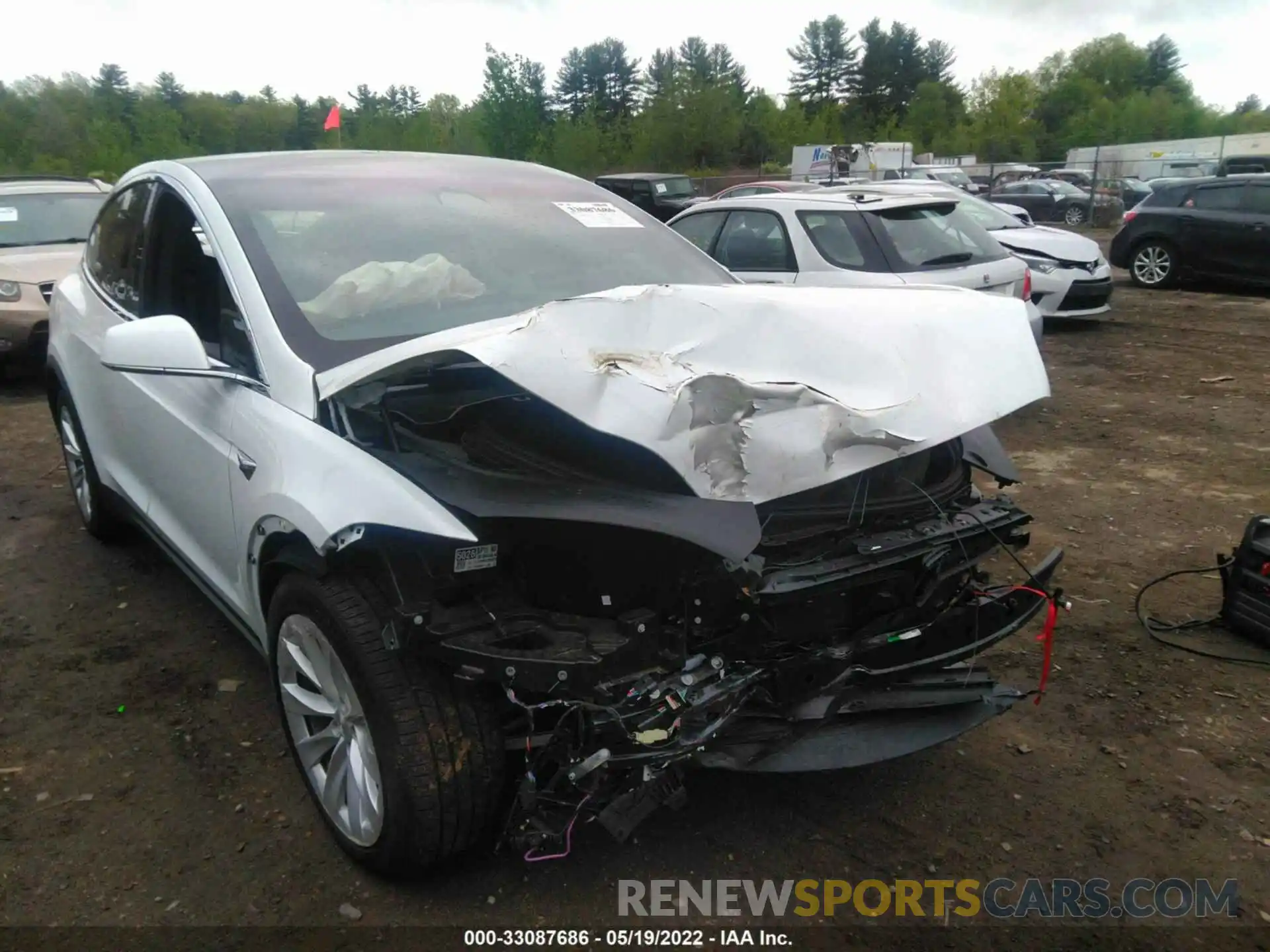 6 Фотография поврежденного автомобиля 5YJXCDE28MF321699 TESLA MODEL X 2021