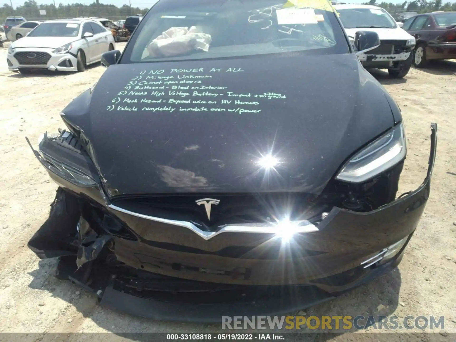 10 Photograph of a damaged car 5YJXCDE29MF324515 TESLA MODEL X 2021