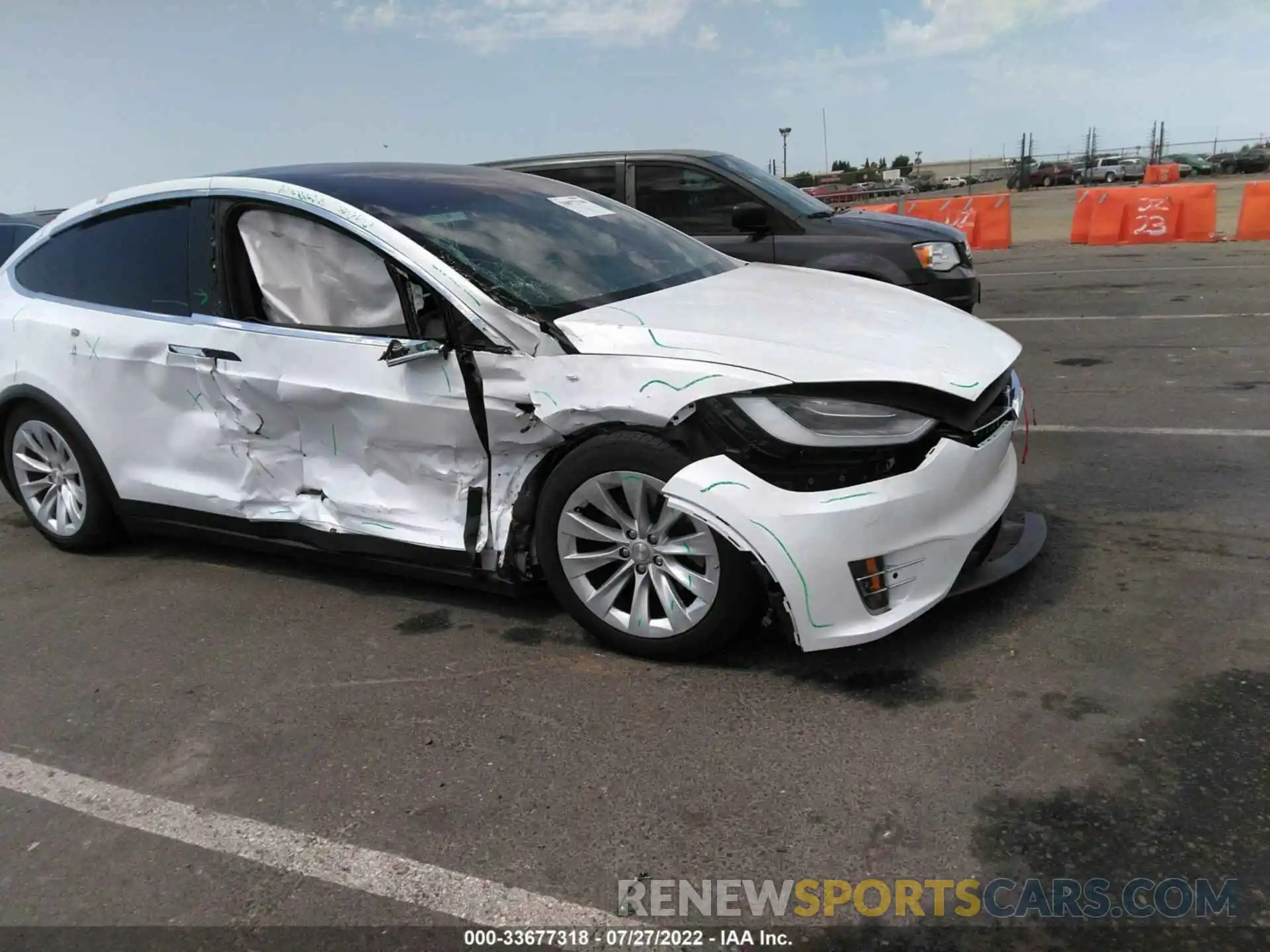 6 Photograph of a damaged car 5YJXCDE2XMF322529 TESLA MODEL X 2021