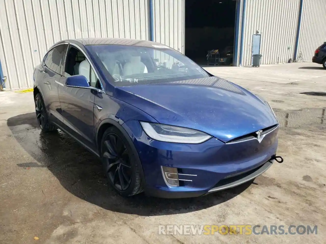 1 Фотография поврежденного автомобиля 5YJXCDE2XMF322871 TESLA MODEL X 2021