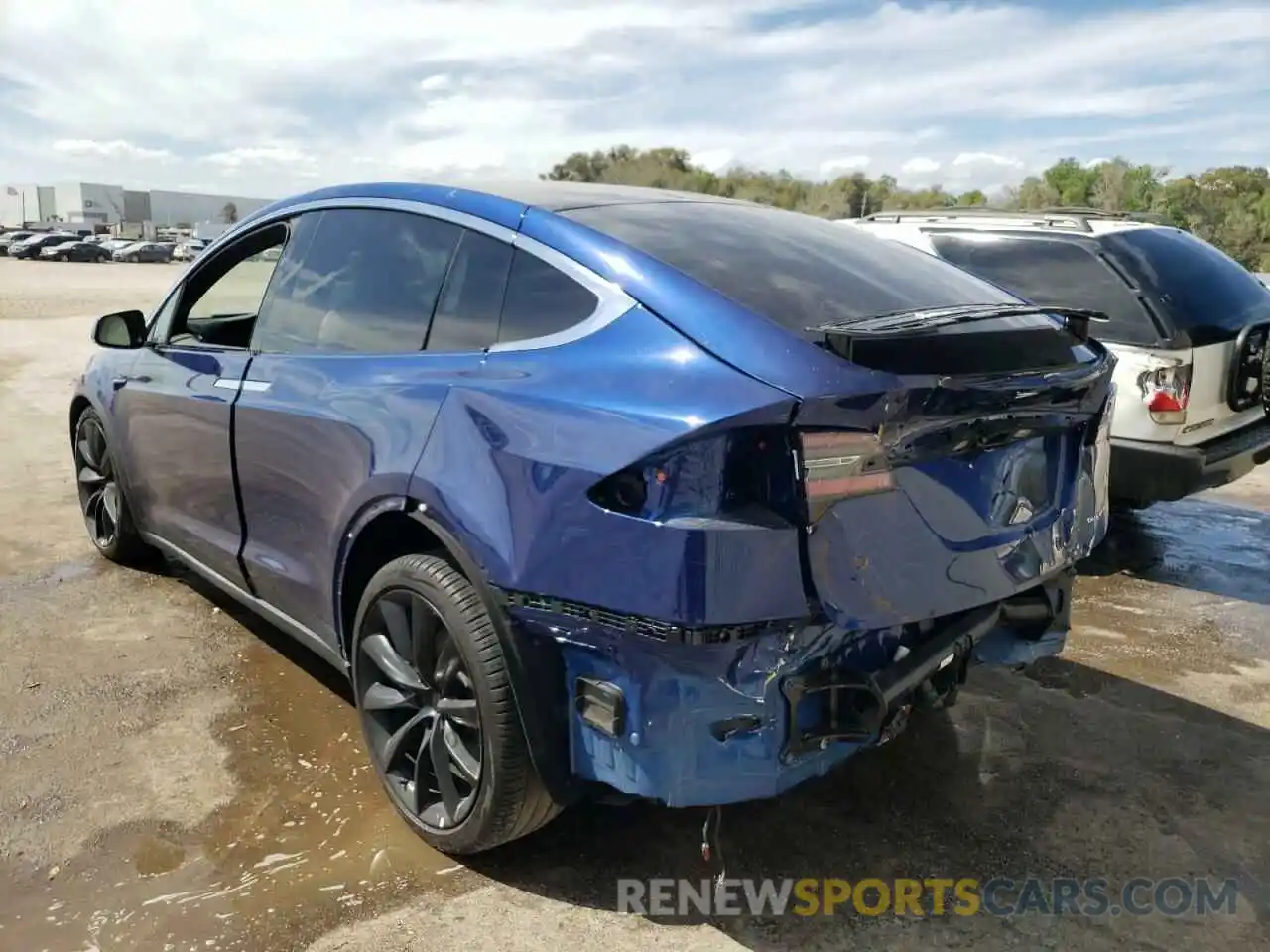 3 Фотография поврежденного автомобиля 5YJXCDE2XMF322871 TESLA MODEL X 2021