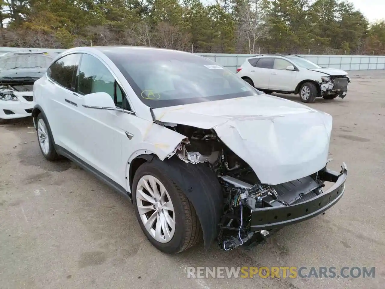 1 Photograph of a damaged car 5YJXCDE2XMF324510 TESLA MODEL X 2021