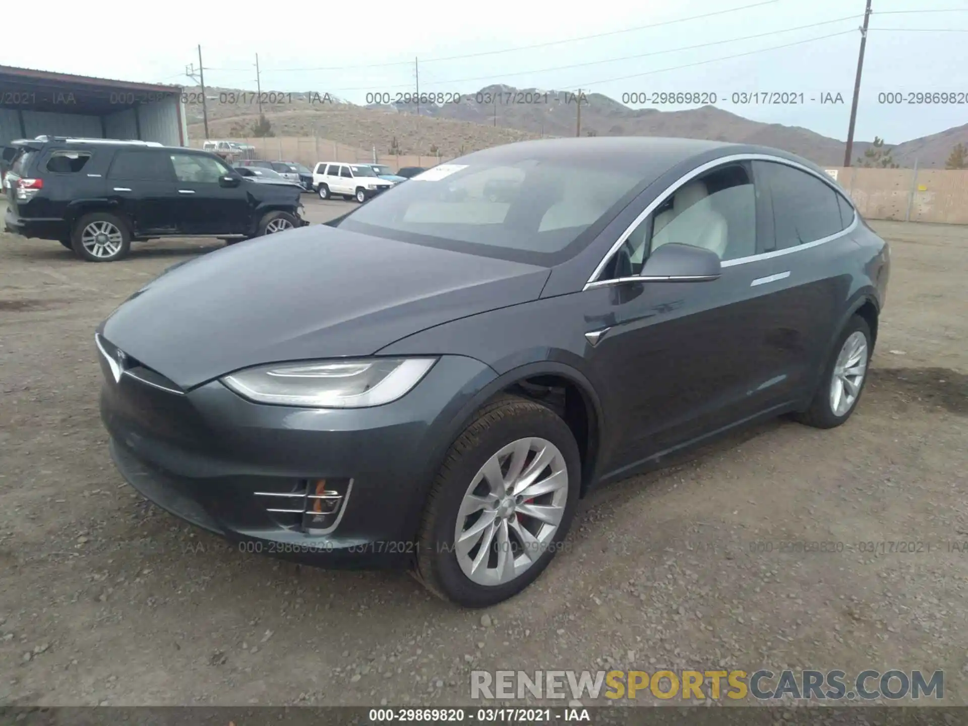 2 Photograph of a damaged car 5YJXCDE46MF325400 TESLA MODEL X 2021