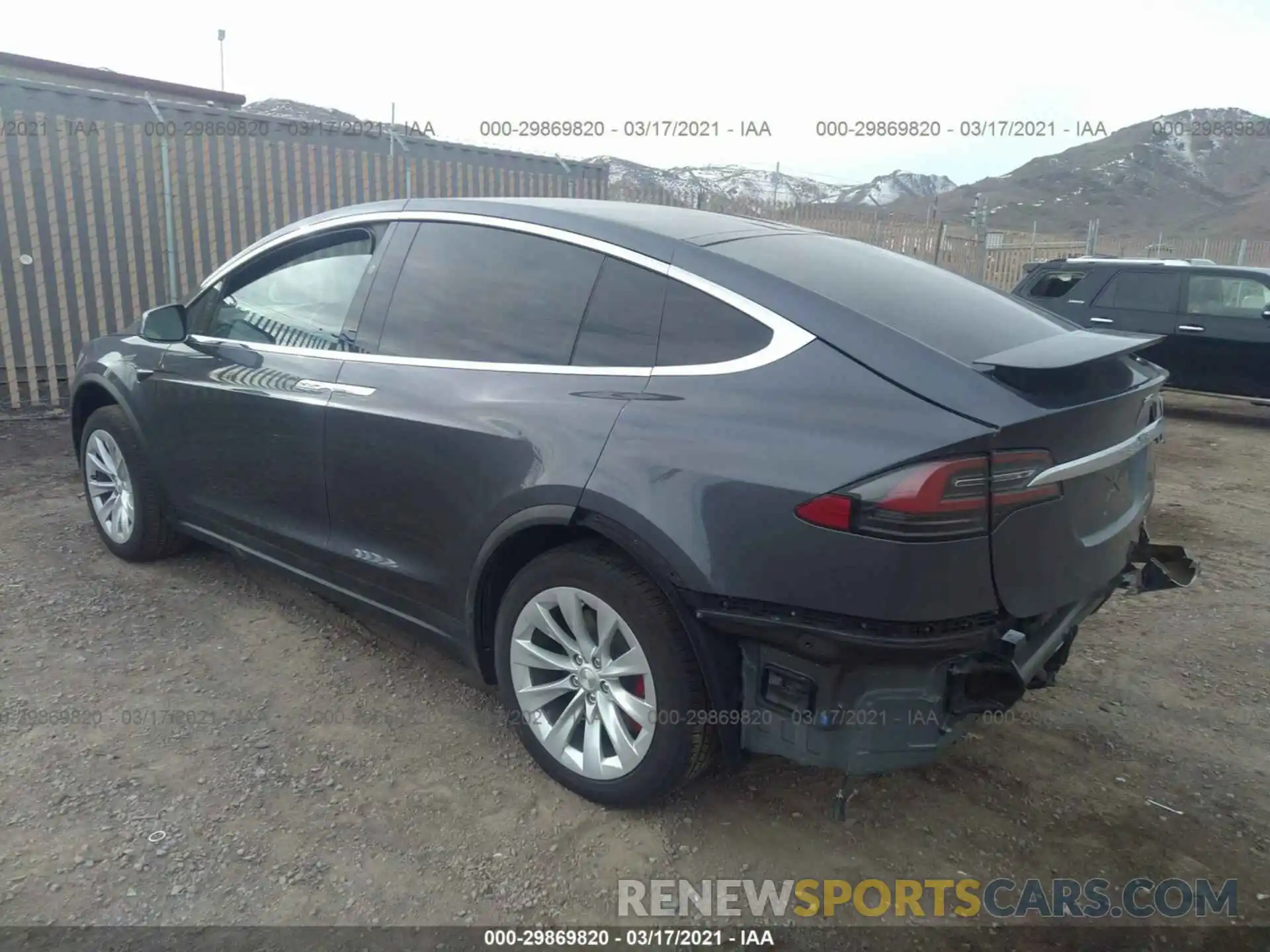 3 Photograph of a damaged car 5YJXCDE46MF325400 TESLA MODEL X 2021