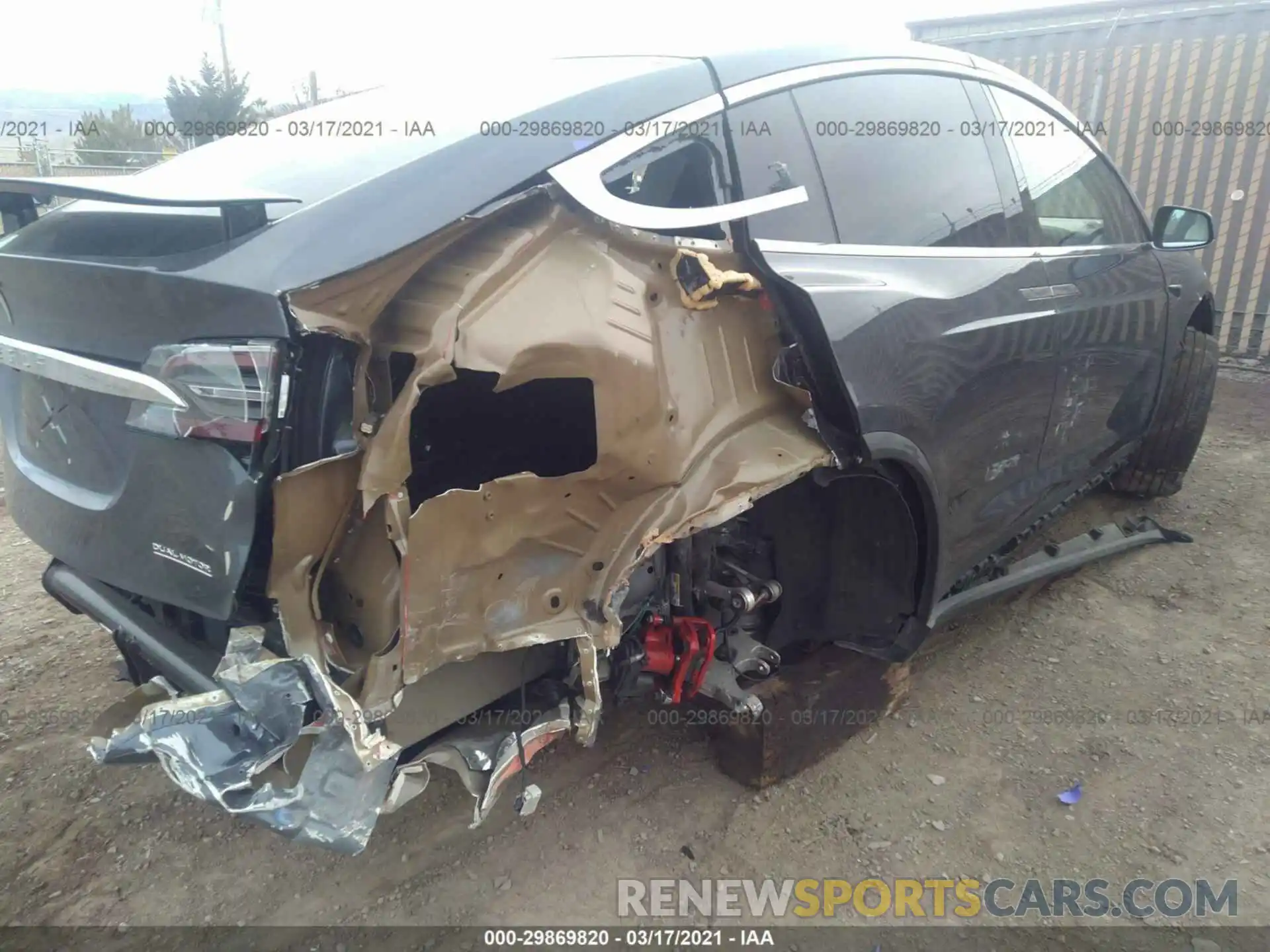 6 Photograph of a damaged car 5YJXCDE46MF325400 TESLA MODEL X 2021