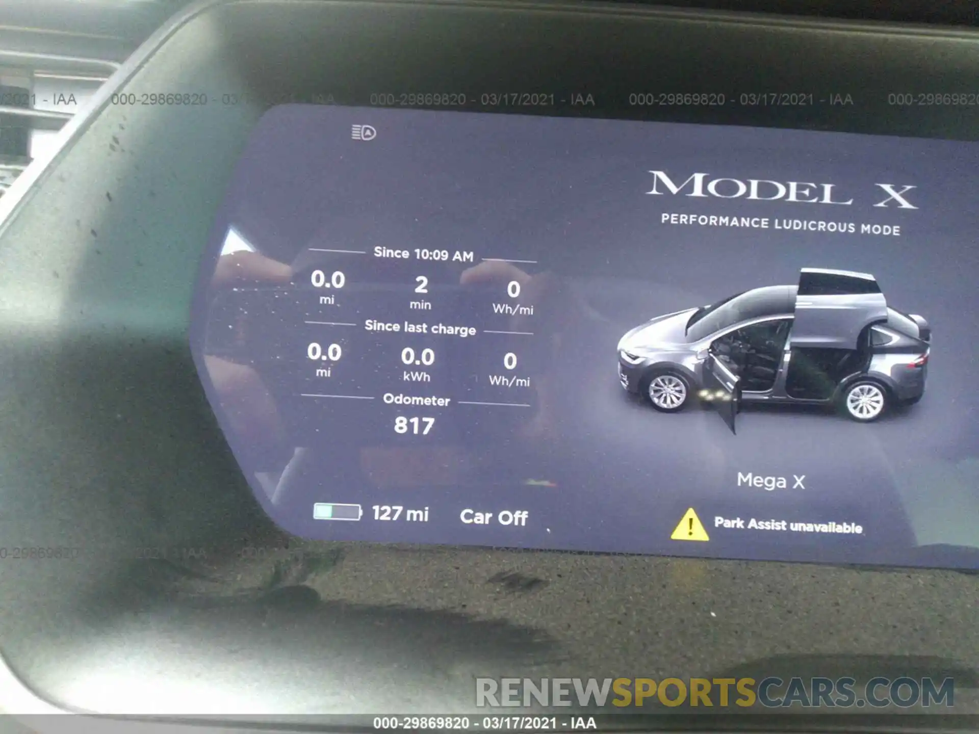 7 Фотография поврежденного автомобиля 5YJXCDE46MF325400 TESLA MODEL X 2021