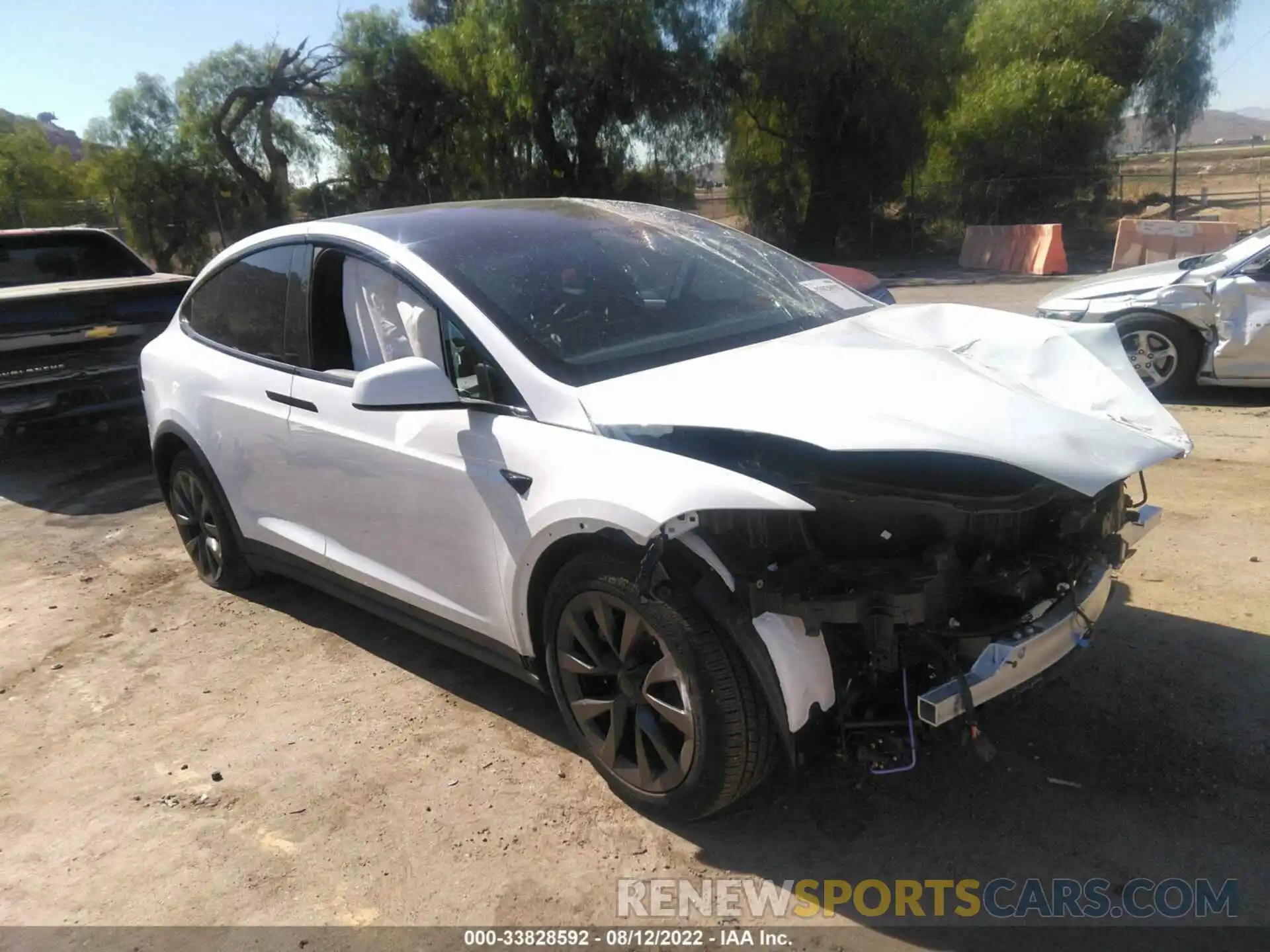 1 Photograph of a damaged car 7SAXCAE52NF350631 TESLA MODEL X 2022