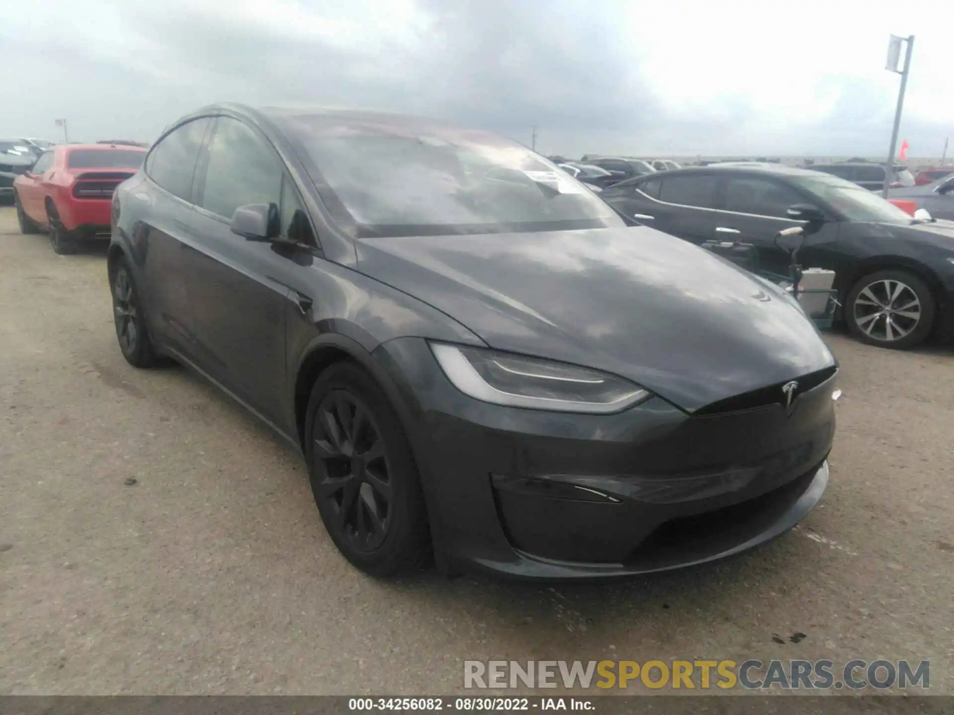 1 Фотография поврежденного автомобиля 7SAXCAE56NF346341 TESLA MODEL X 2022