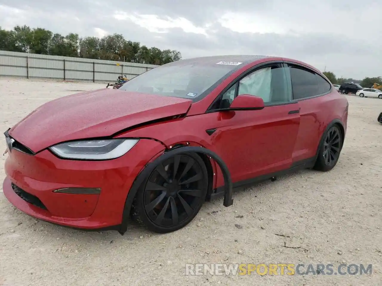 1 Photograph of a damaged car 7SAXCAE56NF359705 TESLA MODEL X 2022