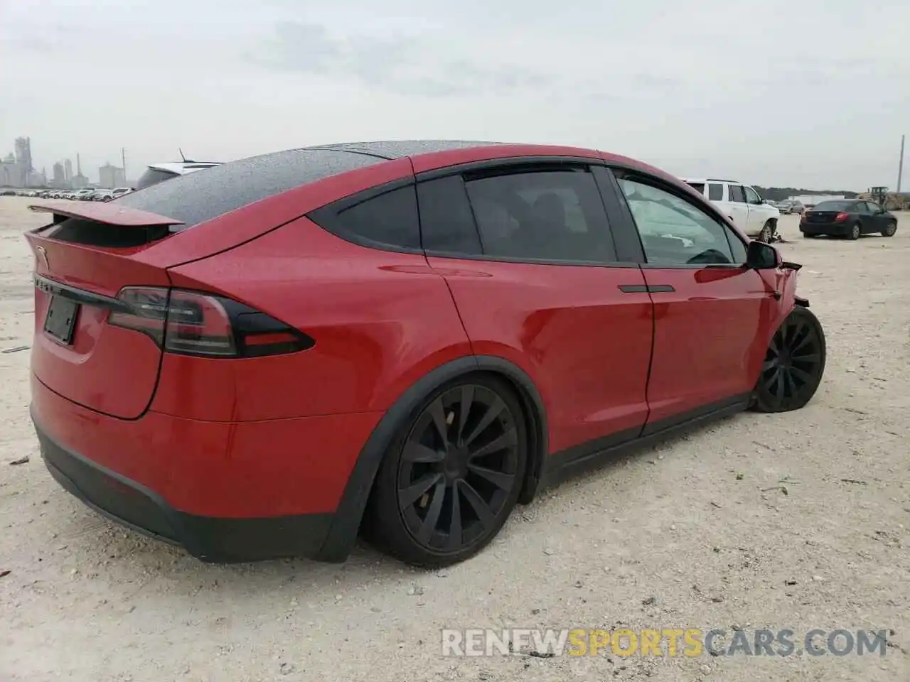 3 Фотография поврежденного автомобиля 7SAXCAE56NF359705 TESLA MODEL X 2022