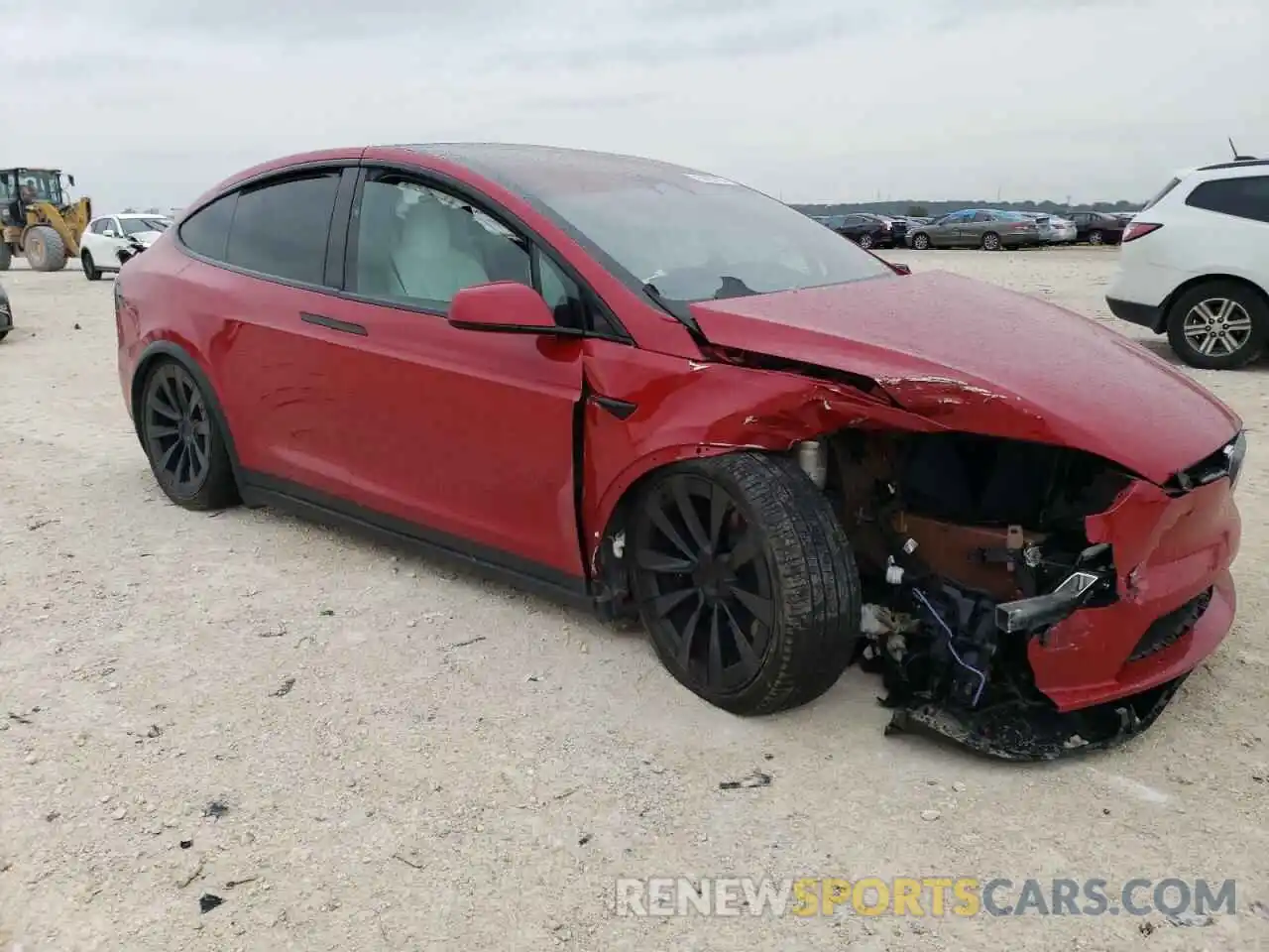 4 Photograph of a damaged car 7SAXCAE56NF359705 TESLA MODEL X 2022