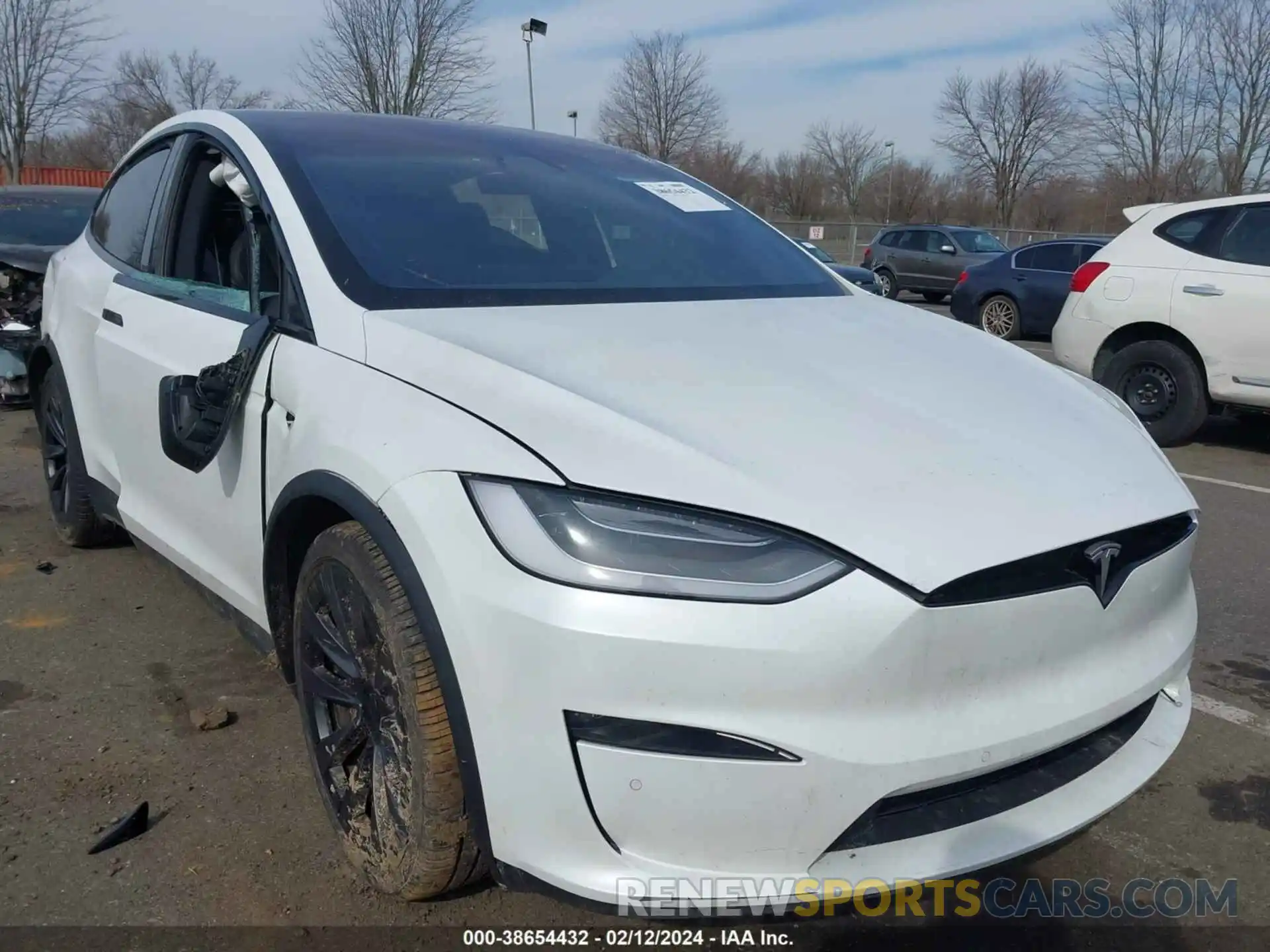 1 Photograph of a damaged car 7SAXCBE51NF340713 TESLA MODEL X 2022