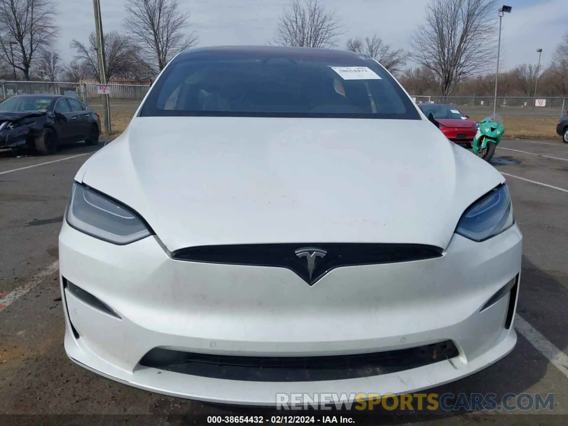 12 Photograph of a damaged car 7SAXCBE51NF340713 TESLA MODEL X 2022