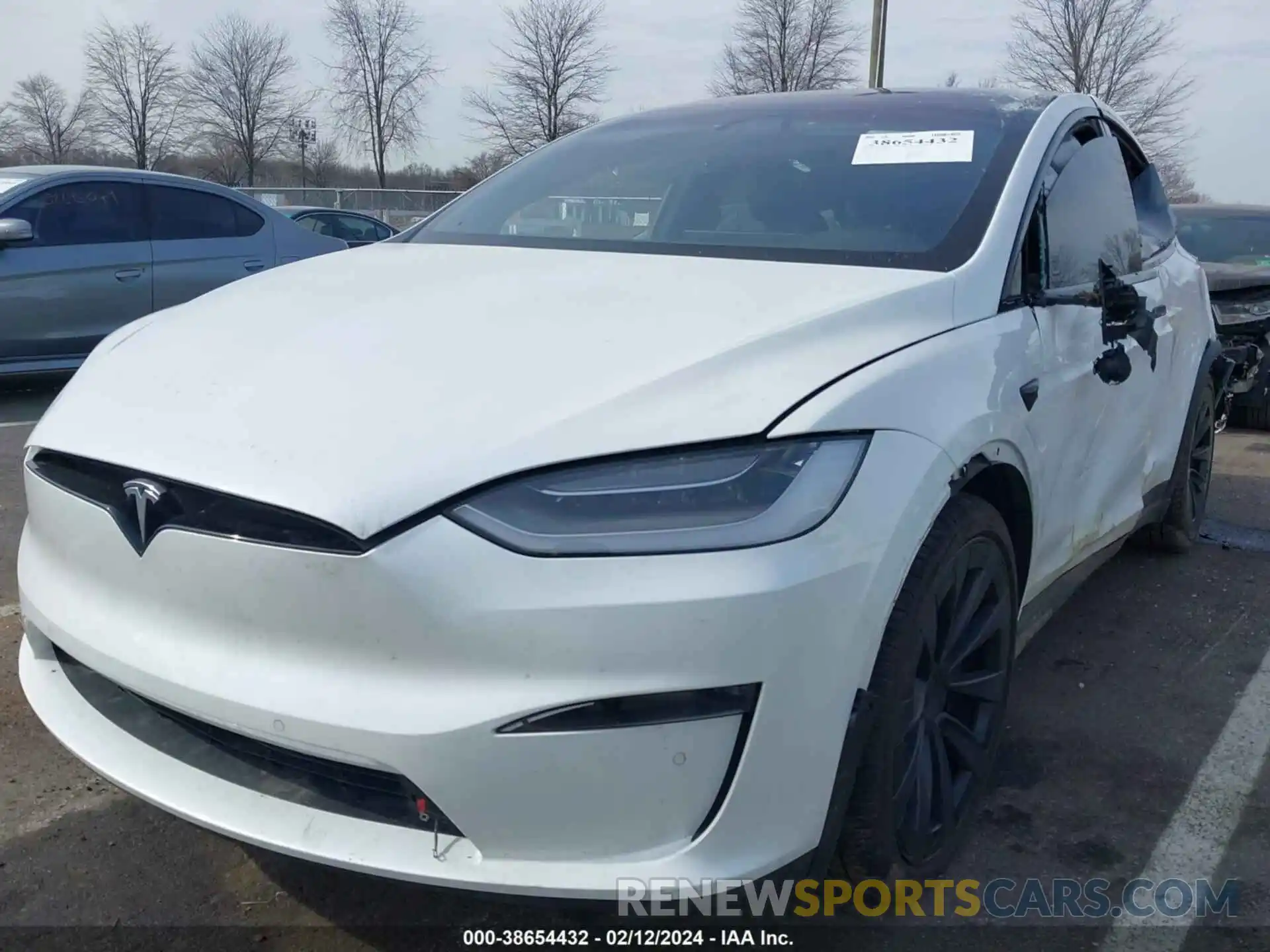 2 Фотография поврежденного автомобиля 7SAXCBE51NF340713 TESLA MODEL X 2022